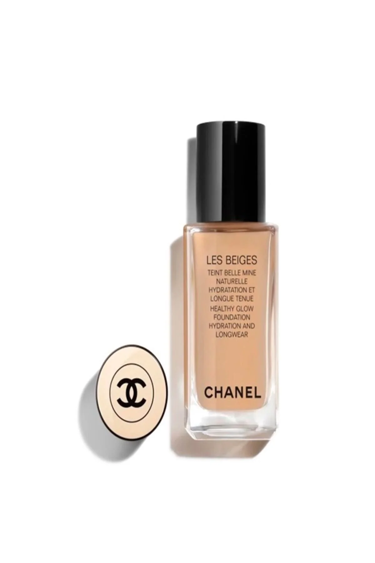 Chanel کرم پودر LES BEIGES ماندگاری ۱۲ ساعته احیا کننده طبیعی کرم پودر مرطوب کننده شماره B30 حجم 30 میل