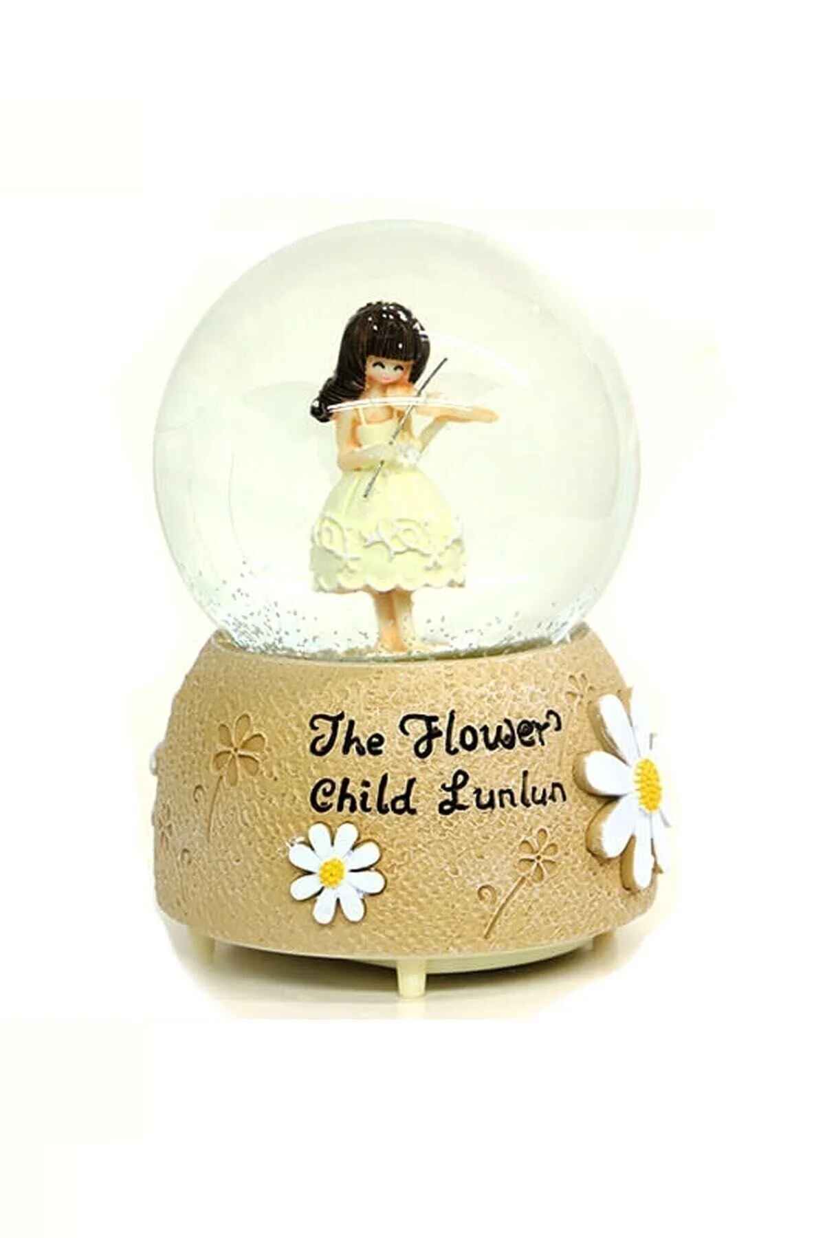 گوی برفی ویولن نوازندگی فرشته موتوریزه تغییر رنگ خودکار اسپری SNOW GLOBE C 0581 از ترکیه Genel Markalar