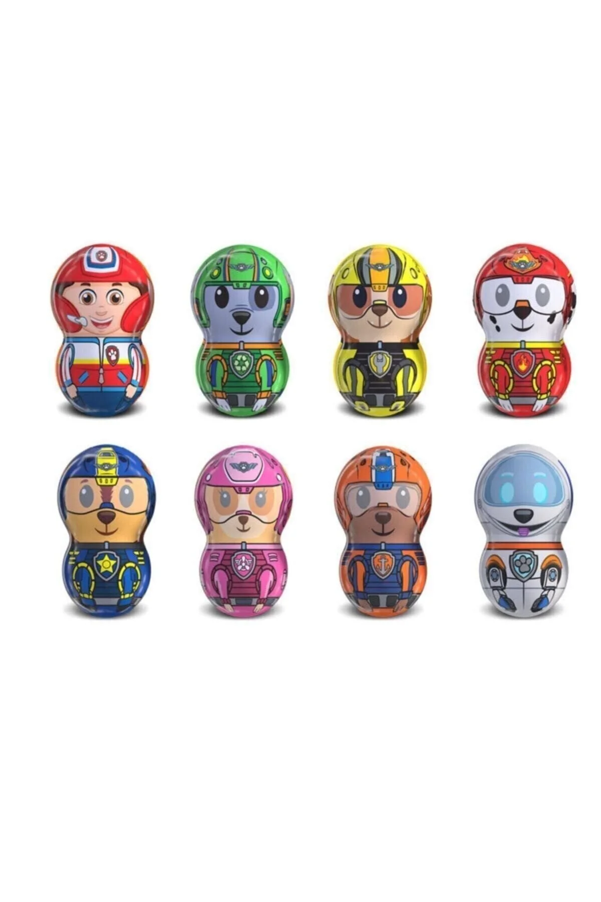 اسباب بازی های فیگور دیگر PAW PATROL RELKON FLIPPERZ آب نبات با طعم میوه شکل 10 گرم Unibon