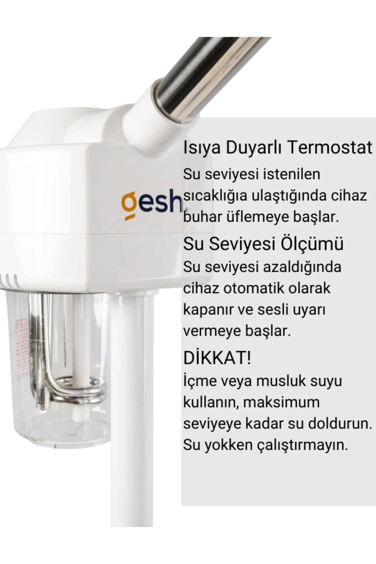 Gesh دستگاه بخارپز صورت حرفه ای با اوزون