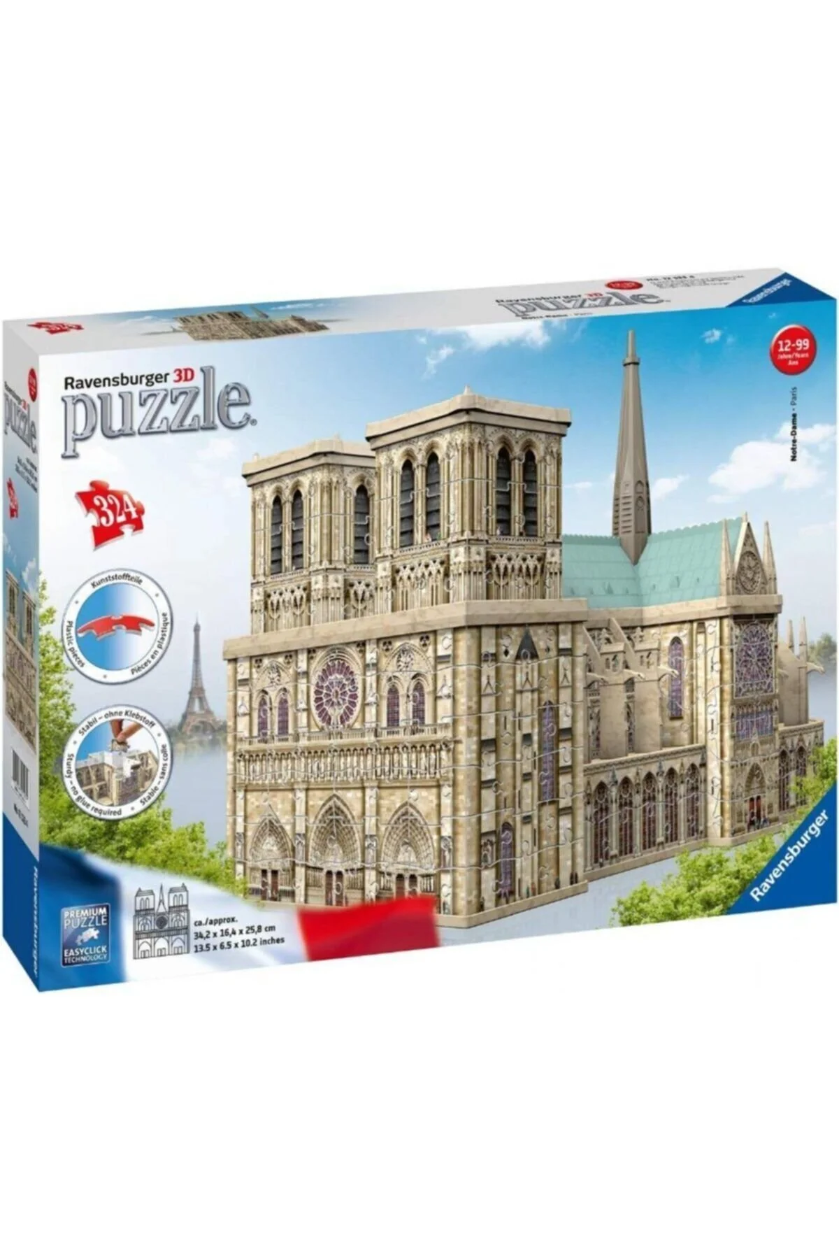 پازل سه بعدی پلاستیکی نوتردام د پاریس 324 قطعه RAVENSBURGER