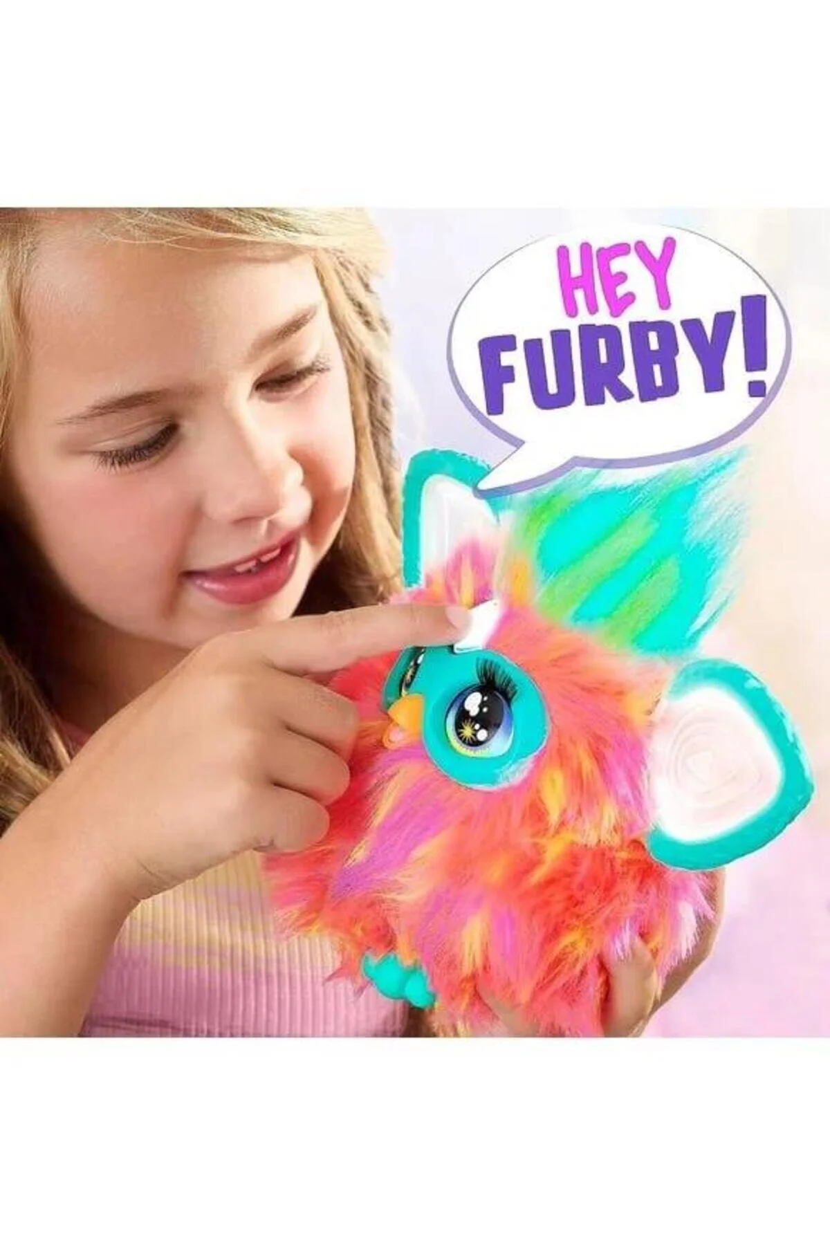 اسباب بازی های پشمی F6744 FURBY CORAL INTERACTIVE PLUS Hasbro