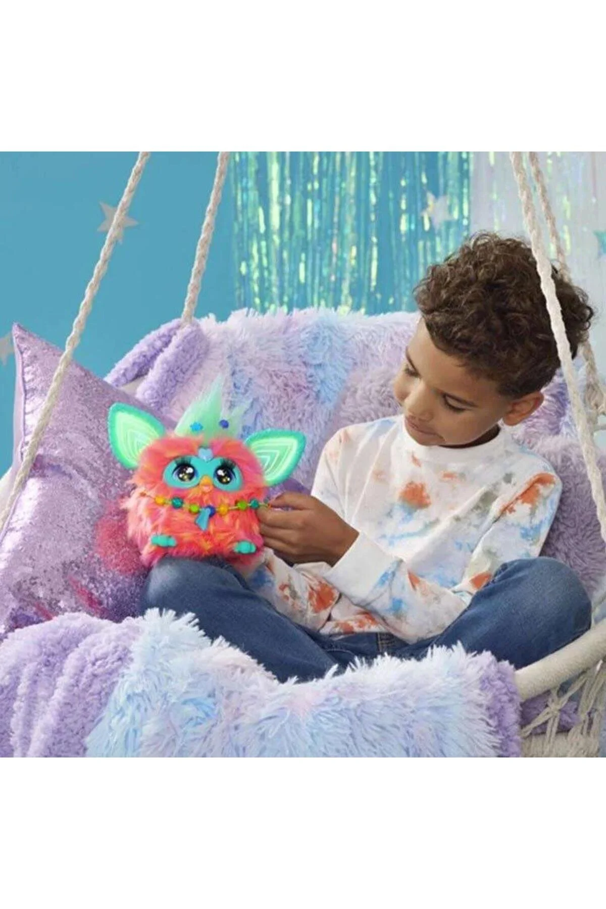 اسباب بازی های پشمی F6744 FURBY CORAL INTERACTIVE PLUS Hasbro