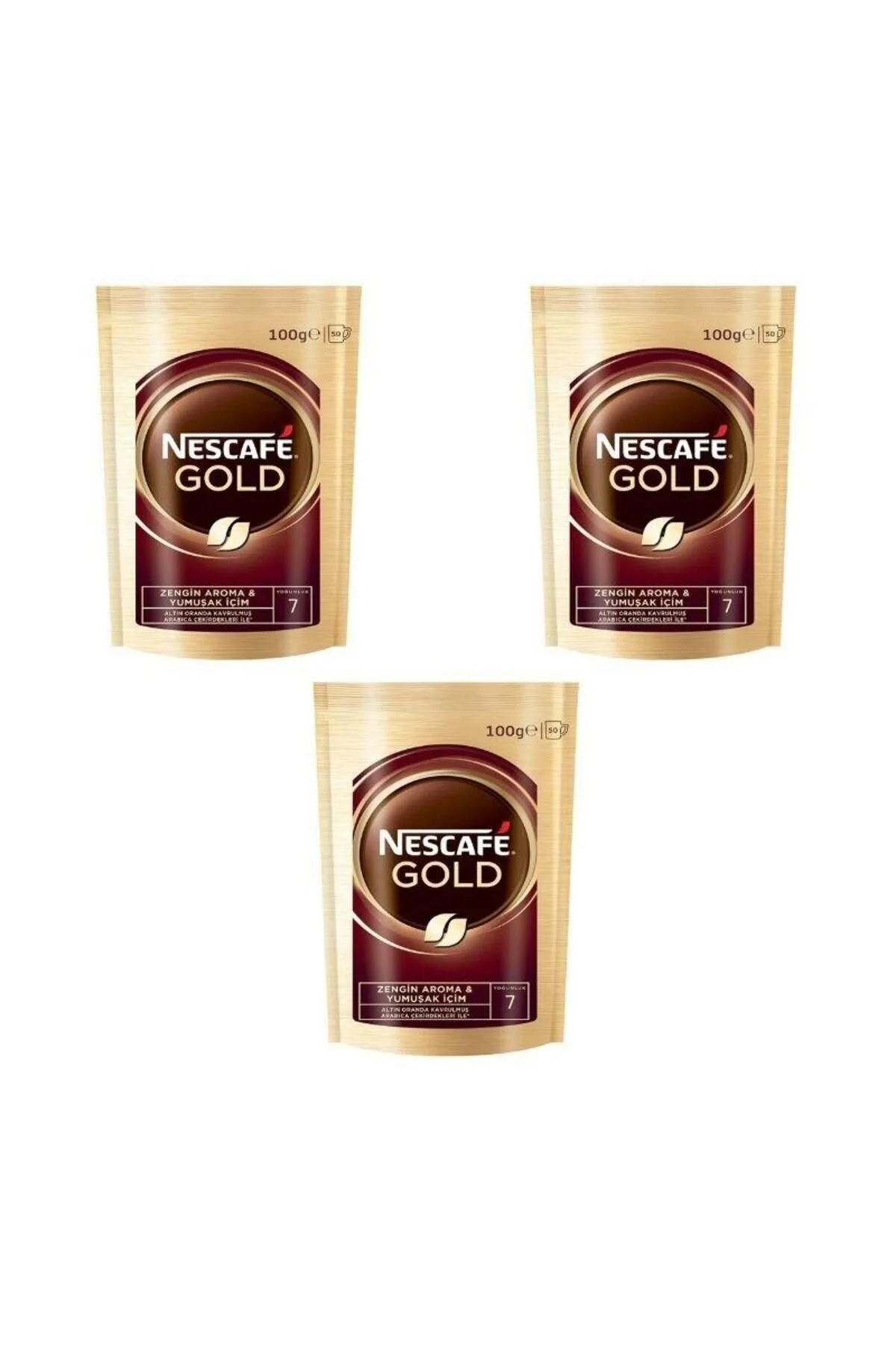 قهوه ترک نسکافه طلا 100 گرم بسته 3 Nescafe