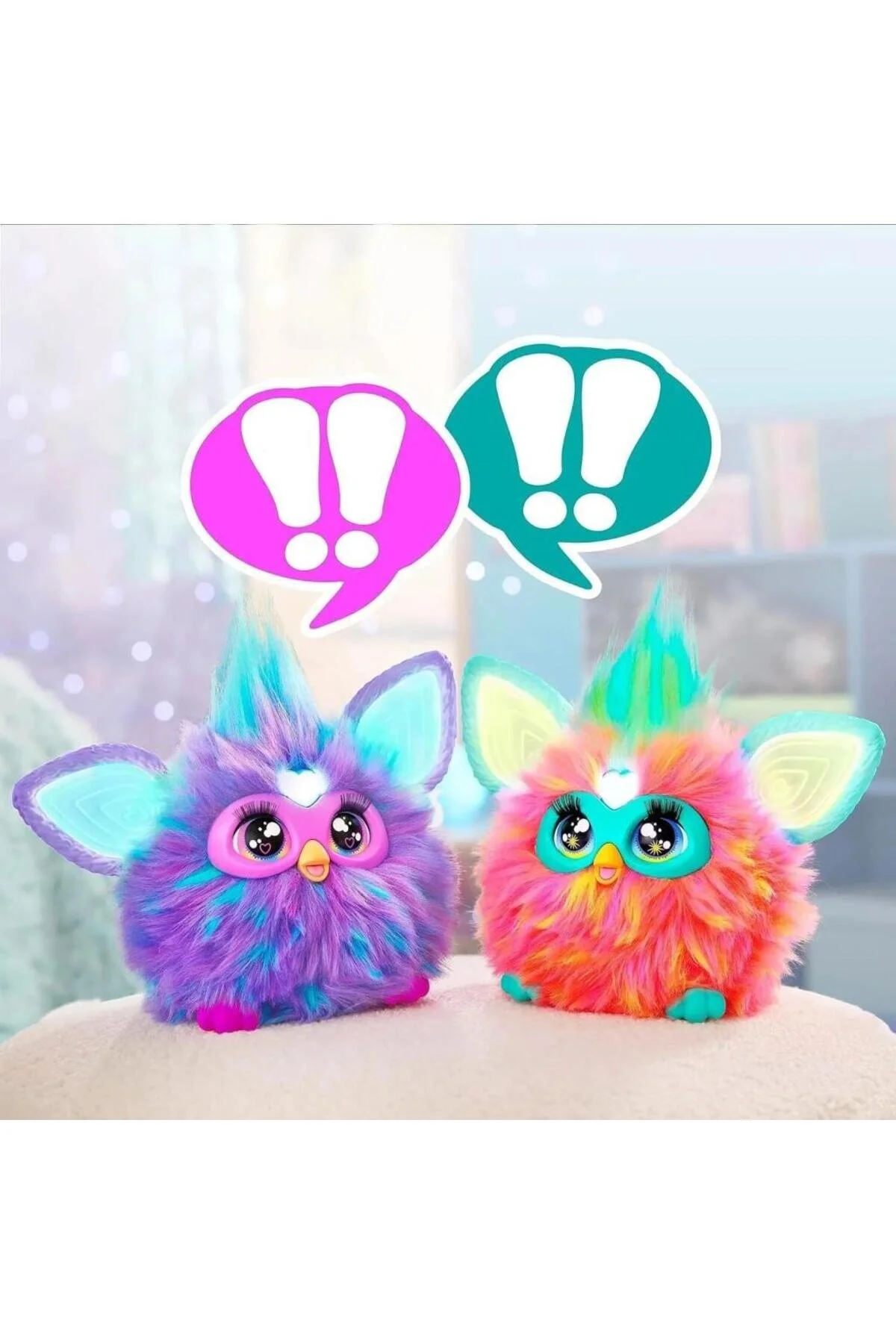 اسباب بازی های پشمی F6744 FURBY CORAL INTERACTIVE PLUS Hasbro