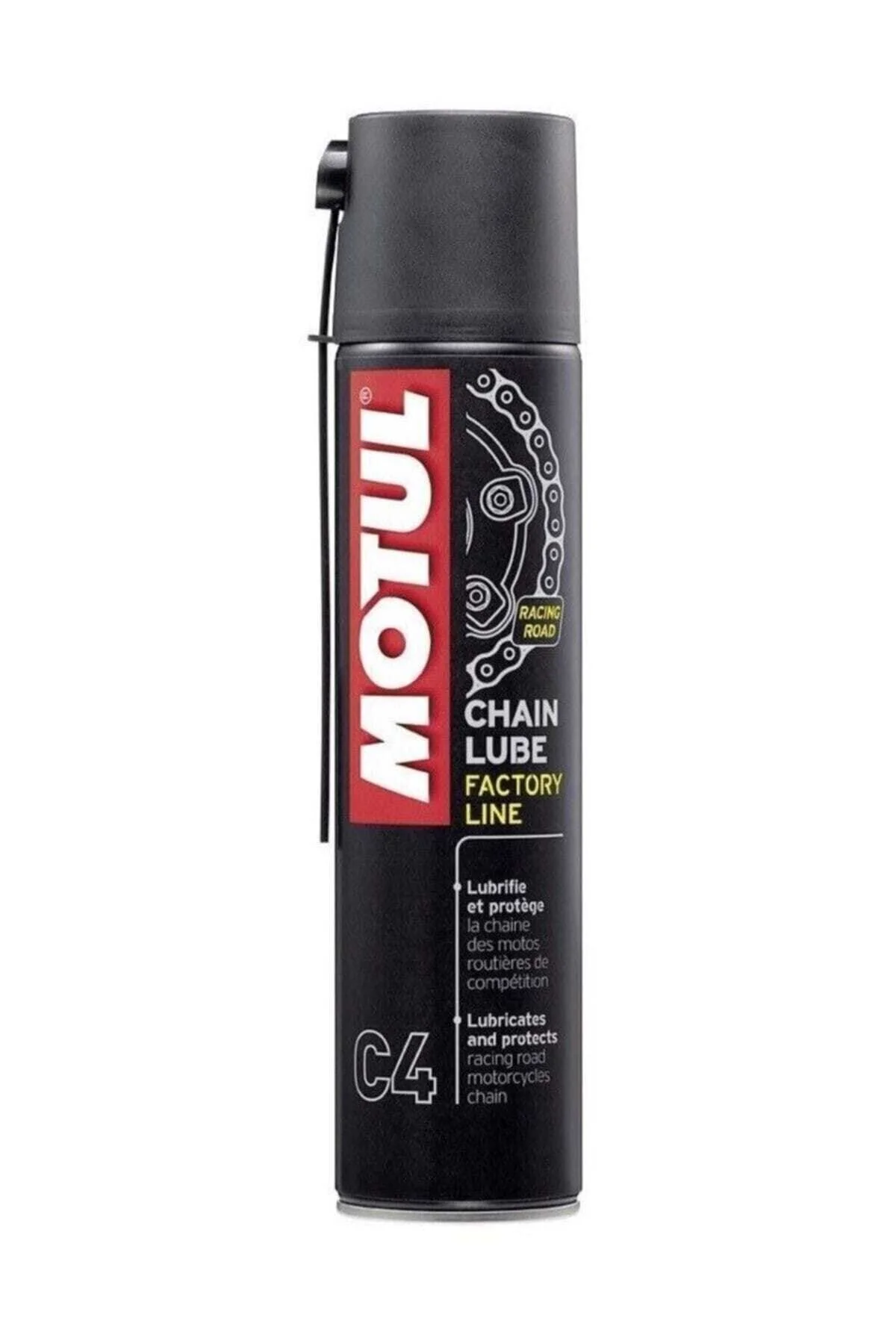 زنجیر موتورسیکلت C4 CHAIN LUBE LUBRICATION 400ML. IRT.T 2023 5 موتول اورجینال Motul
