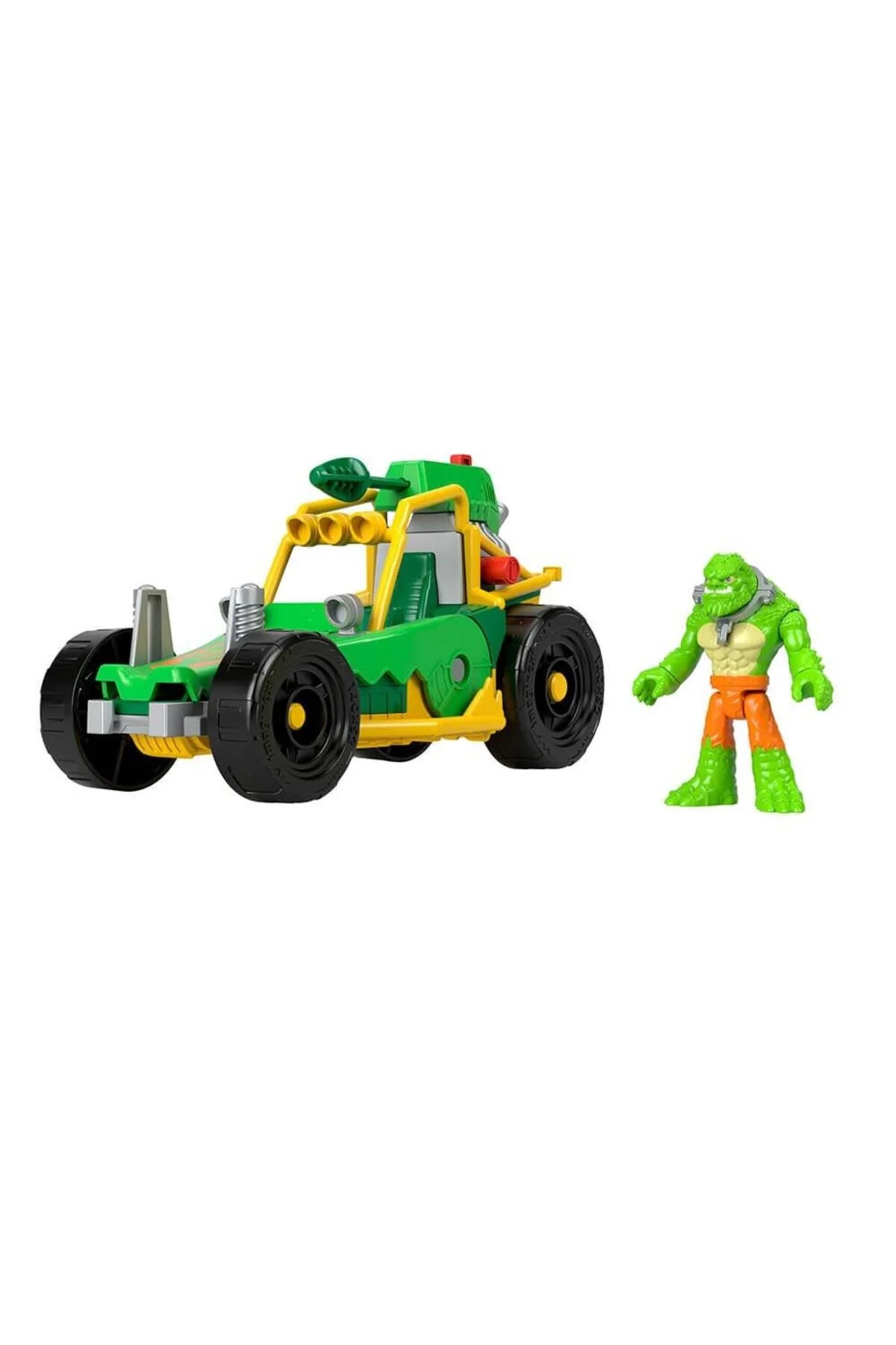 اسباب بازی های فیگور شخصیت IMAGINEXT DC SUPER FRIENDS KILLER CROC BUGGY M5649 HML05 محصول دارای مجوز ایمجینکس Imaginext