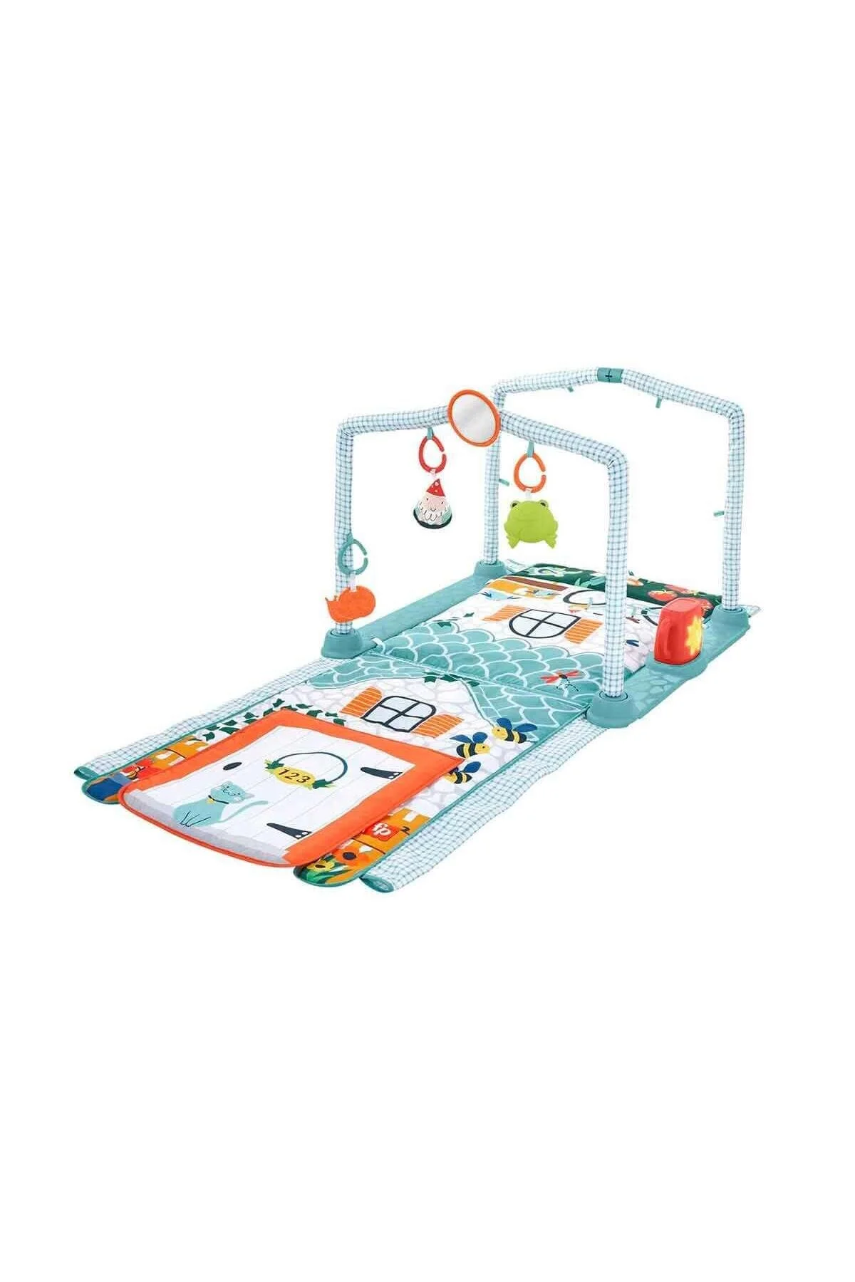 فرش بازی چند رنگ 3 مرکز ژیمناستیک زیبا اورجینال Fisher Price