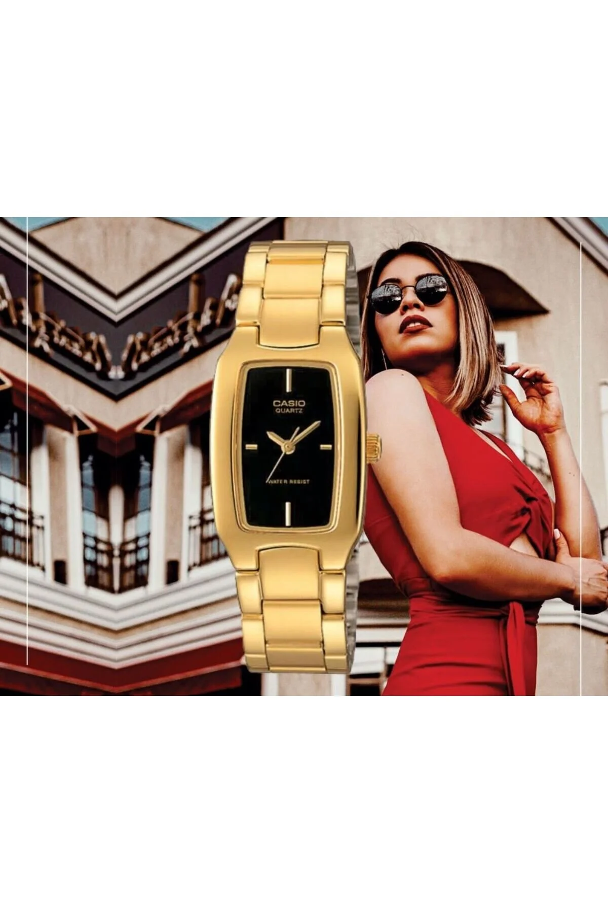 ساعت مچی زنانه با طراحی خاص Casio