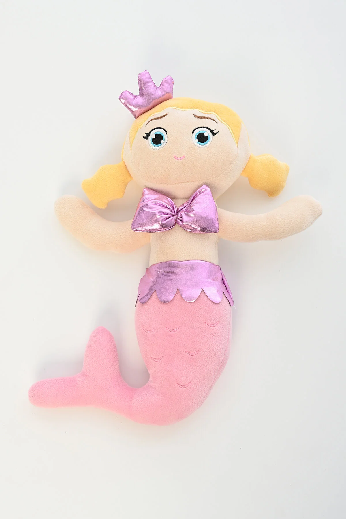 اسباب بازی های پشمی پری دریایی مخملی 35 سانتی متری Pufu Toys