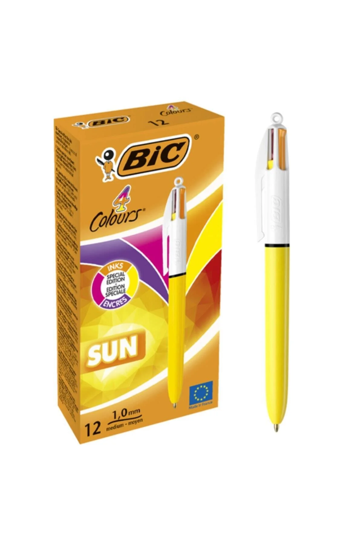 خودکار چند رنگ PEN 4 1 مختلف بسته 12 LI بیک Bic
