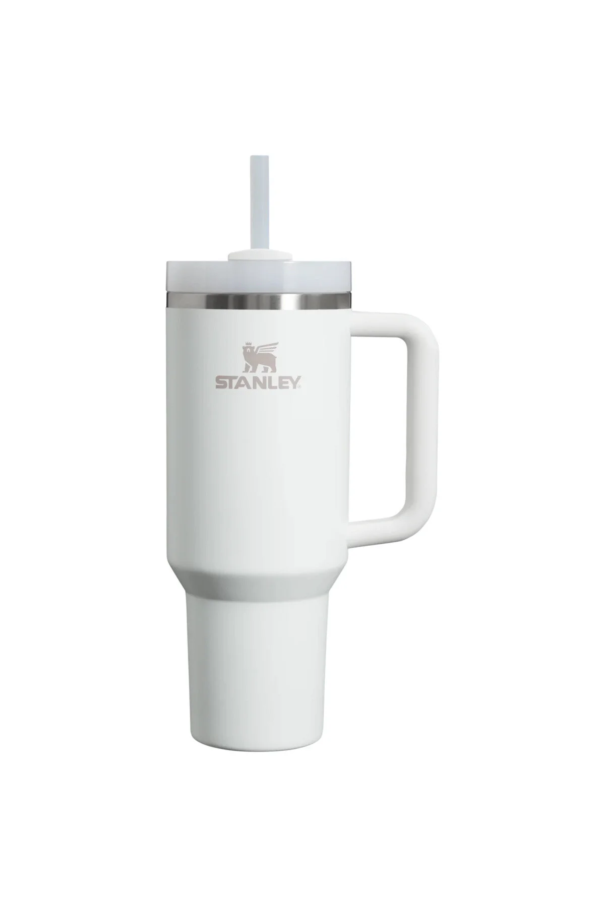فلاسک QUENCHER H2.0 FLOWSTATE™ TUMBLER | 40 اونس 1.18 لیتر قمقمه سفید فراست با نی استنلی Stanley