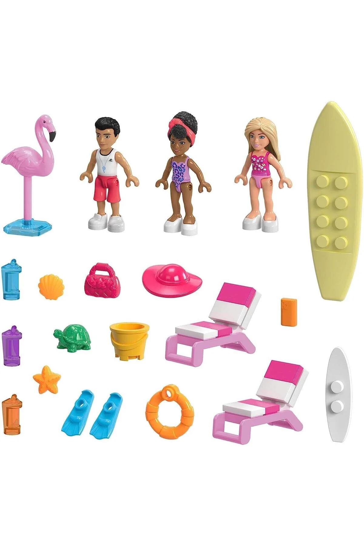 ست های بازی خانگی و آشپزخانه MEGA MALIBU DREAM BOAT HPN79 Barbie