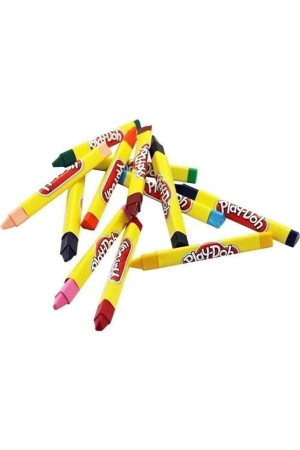 مداد شمعی پاستل PLAY DOH TRIANGLE CRAYON شمع رنگ 12 رنگی Hasbro
