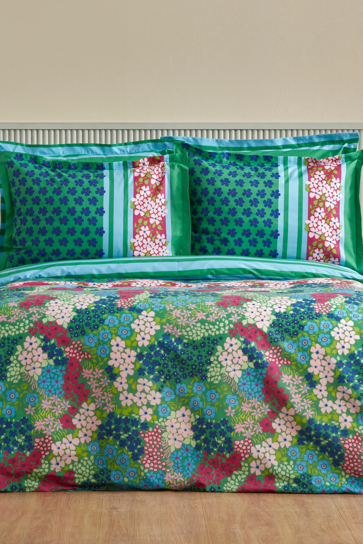 کاور لحاف دو نفره سبز SET اورجینال Karaca Home