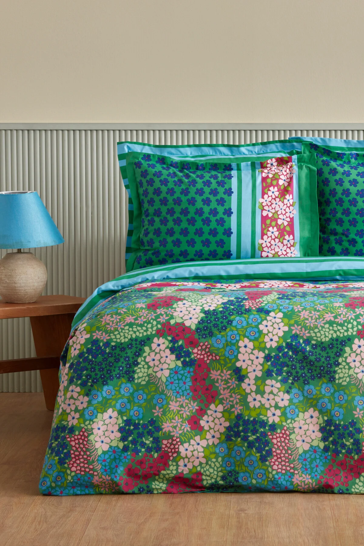 کاور لحاف دو نفره سبز SET اورجینال Karaca Home
