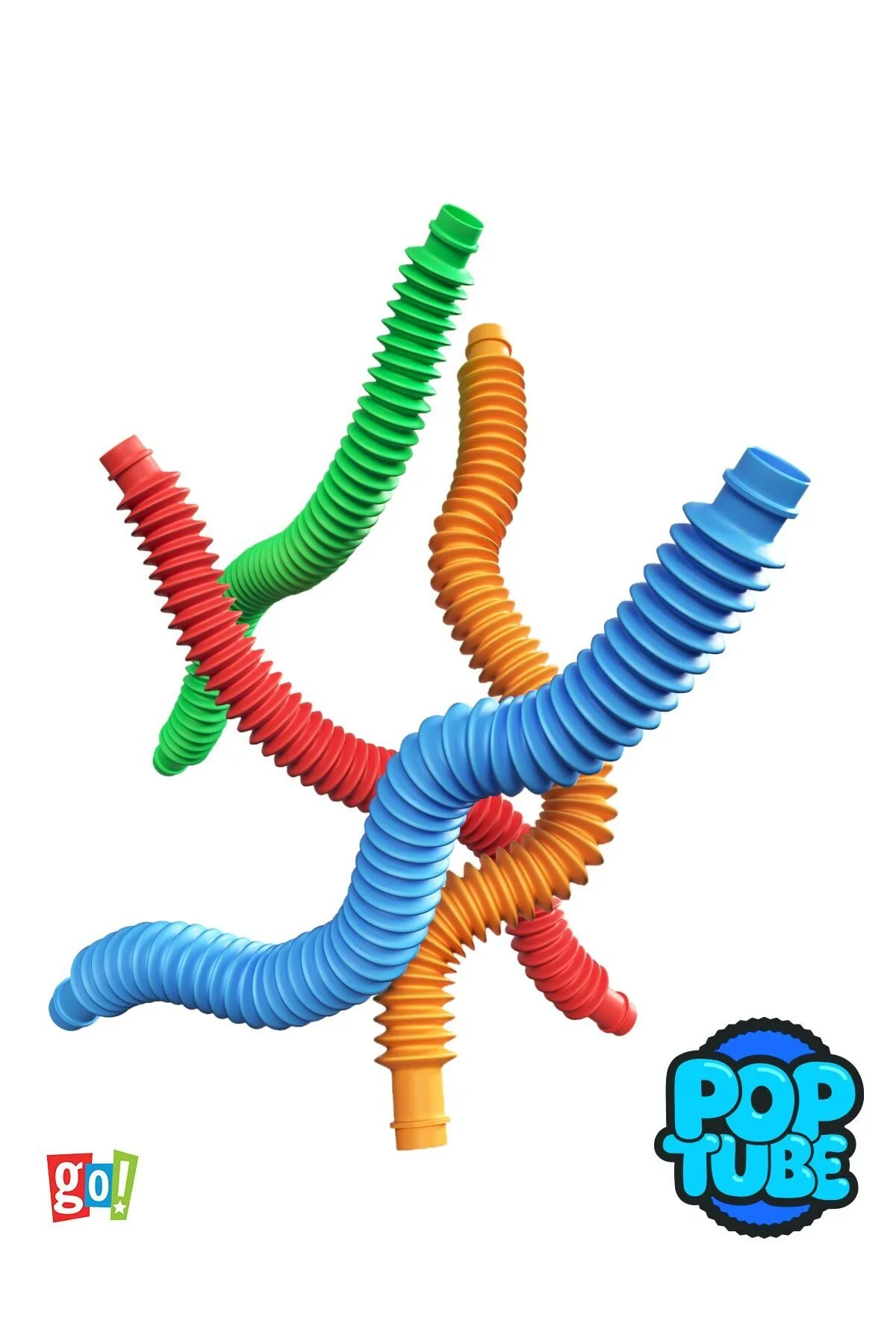 اسباب بازی های آموزشی 5 مولکول خلاء ذهنی POP TUBE TOY POPTUBE اورجینال Go Toys