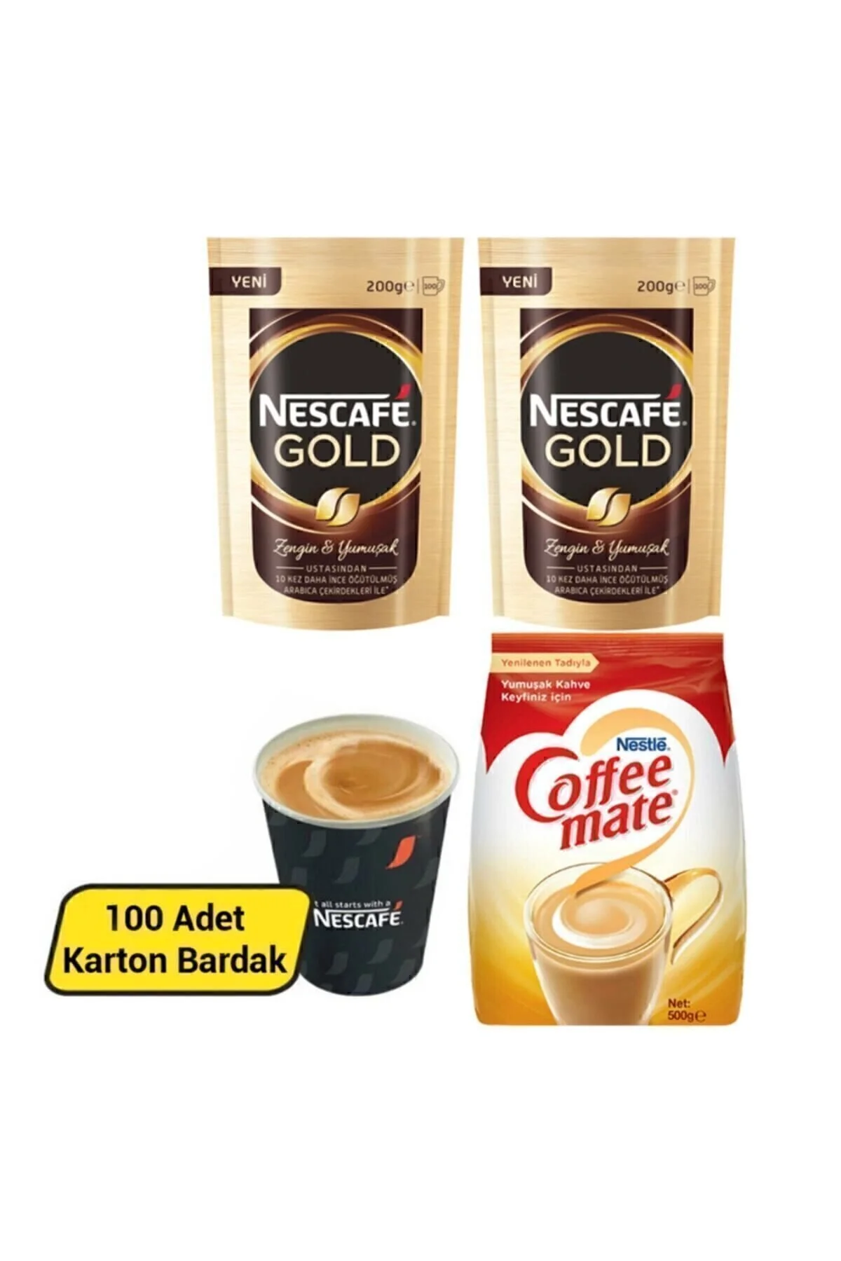 قهوه فوری مردانه و زنانه طلا 200 گرم نسکافه Nescafe