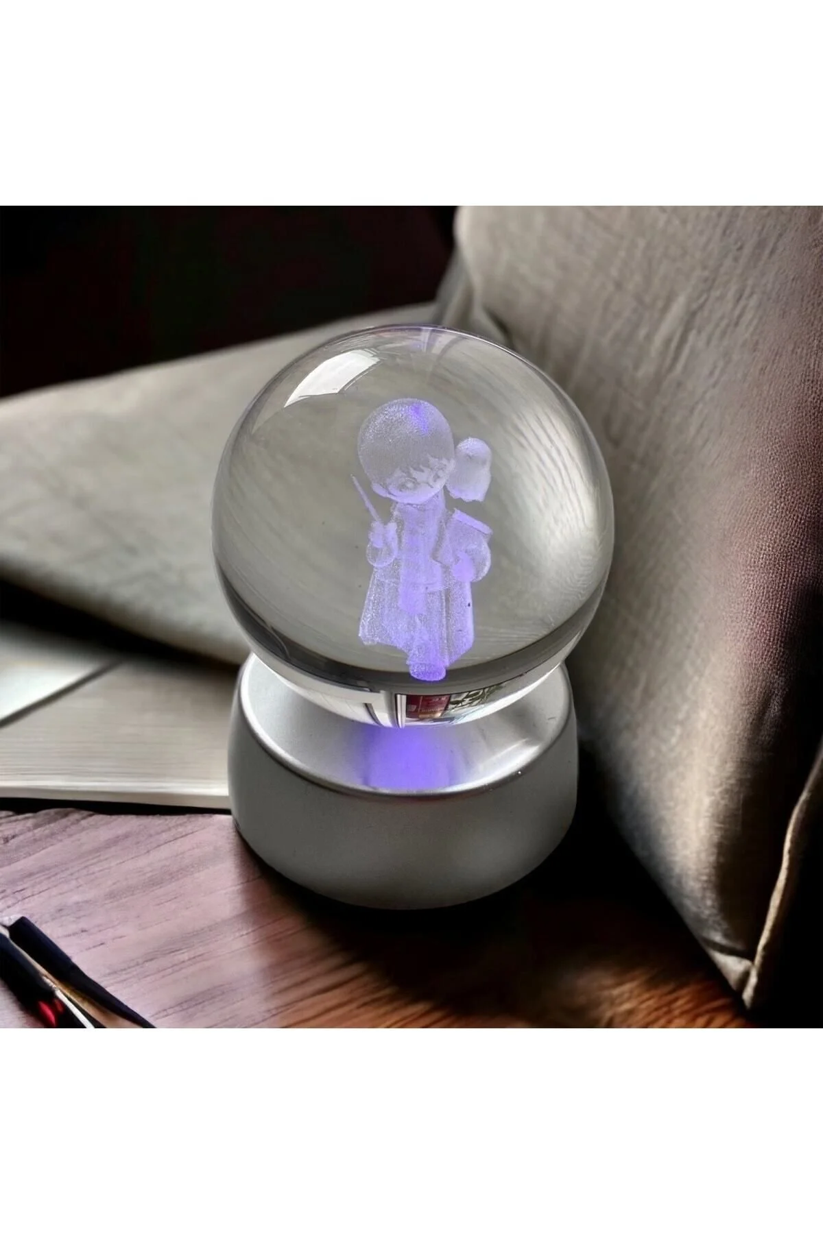 گوی برفی زیورآلات میز تزئینی تزیینی سه بعدی شیشه ای هری پاتر از ترکیه Globe