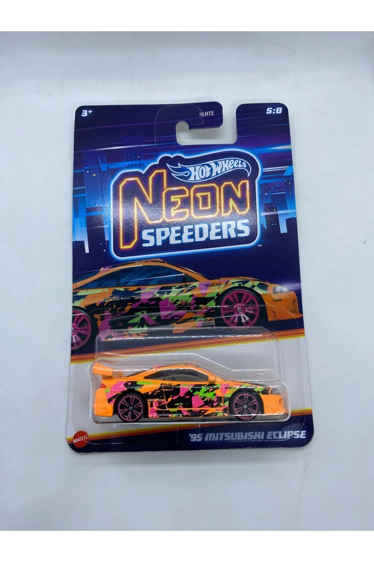 مدل خودرو 95 میتسوبیشی اکلیپس نئون اسپیددر اورجینال HOT WHEELS