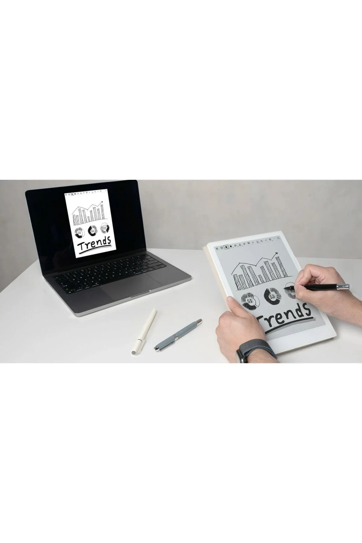 دستگاه کتاب خوان الکترونیکی A6 X2 E BOOK 7.8 + LAMY AL STAR EMR قلم Supernote
