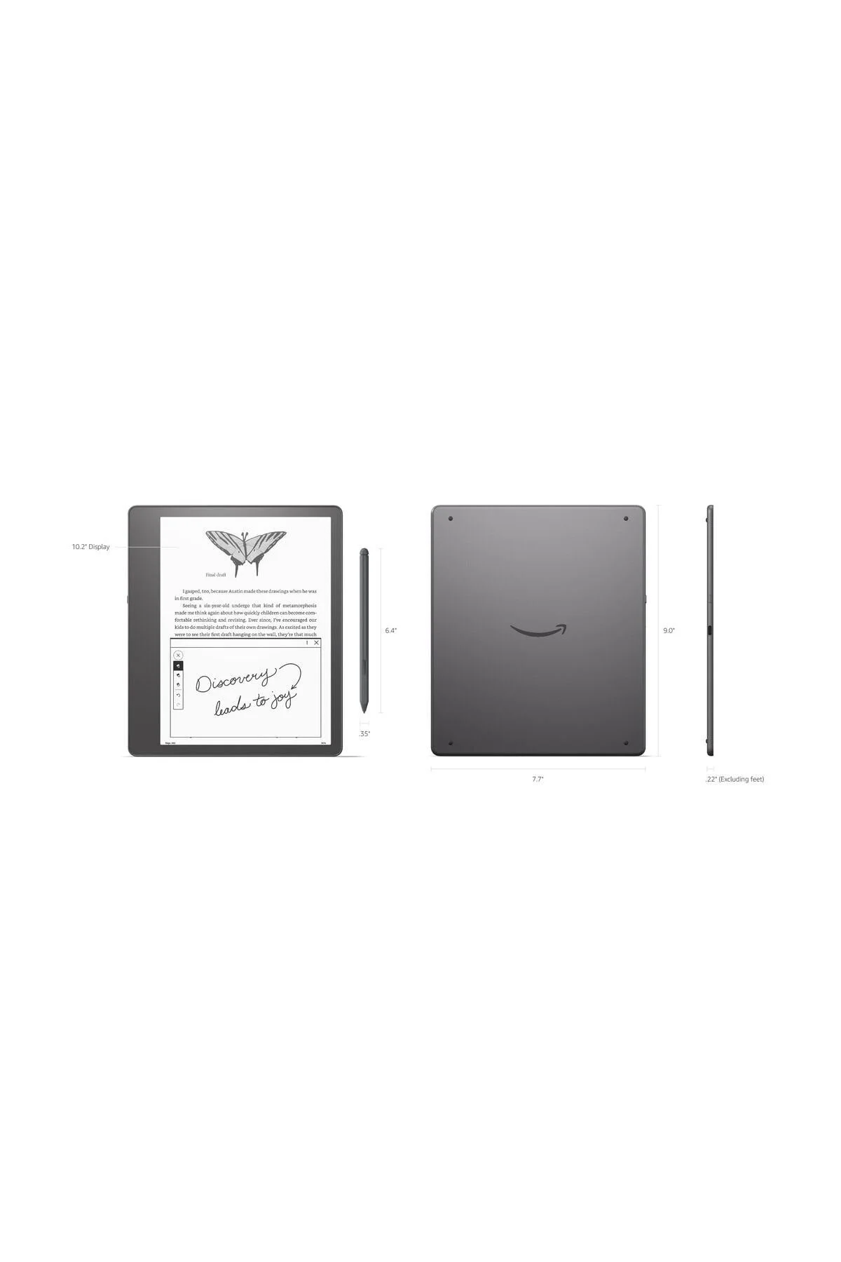 دستگاه کتاب خوان الکترونیکی خاکستری 2022 E BOOK PEN 16 GB Amazon