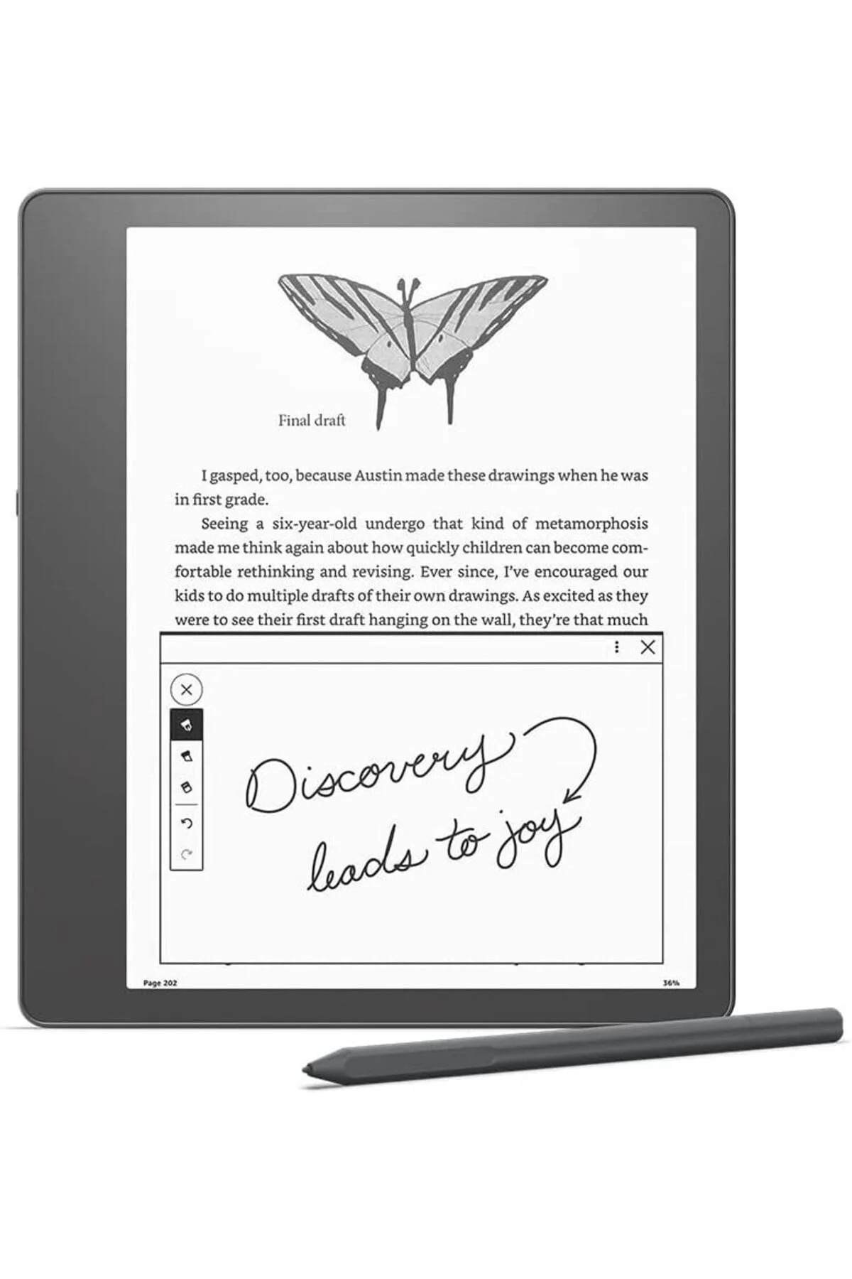 دستگاه کتاب خوان الکترونیکی خاکستری 2022 E BOOK PEN 16 GB Amazon