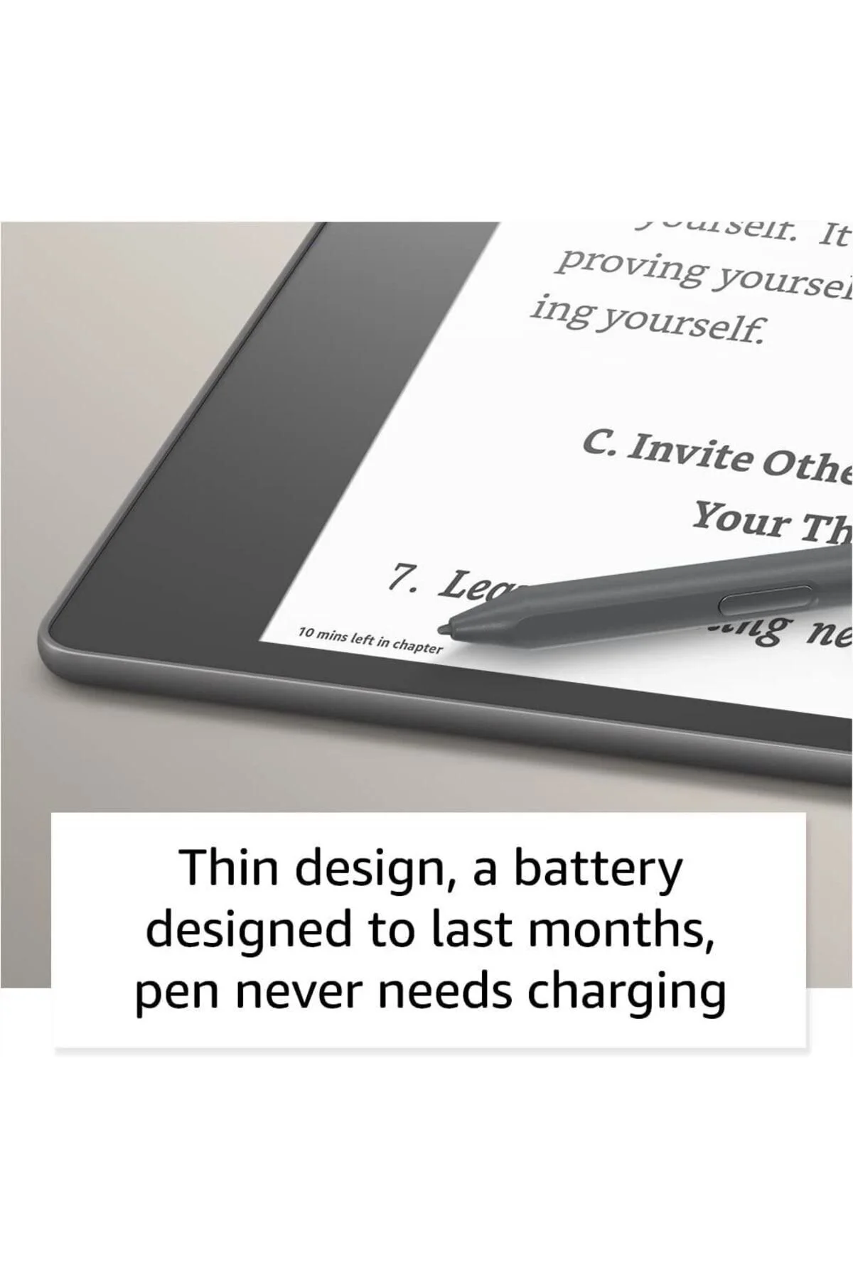 دستگاه کتاب خوان الکترونیکی خاکستری 2022 E BOOK PEN 16 GB Amazon