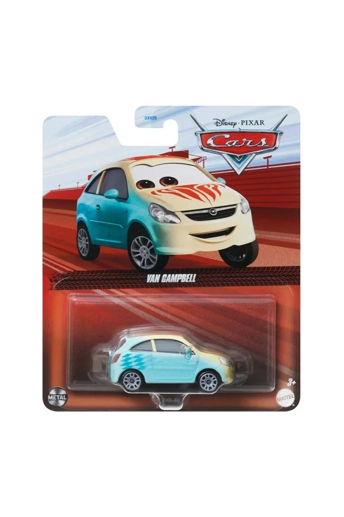 ماشین اسباب بازی وسایل نقلیه تک شخصیت VAN CAMPBELL HTY03 3+ سن Cars