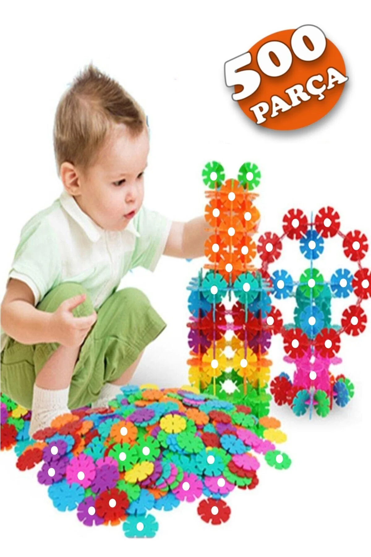 لگو و اسباب بازی های ساخت محور CREATIVE DISCS 500 PIECES STEM TRAINING COMPATIBLE DISKS ست آموزشی وکیوم مولکول از ترکیه Hyd
