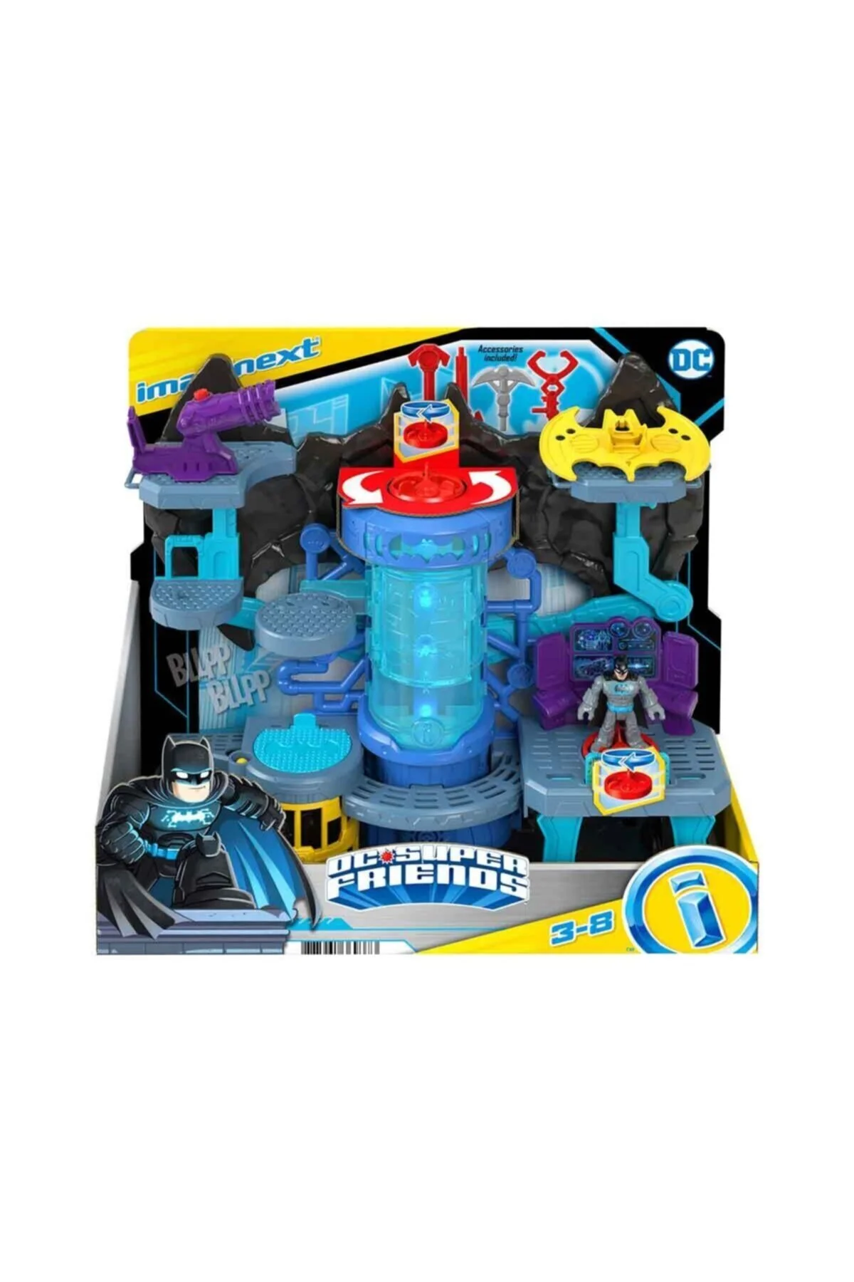 اسباب بازی های فیگور شخصیت DC SUPER FRIENDS BAT TECH BATCAVE GAME GYV24 ایمجینکس Imaginext