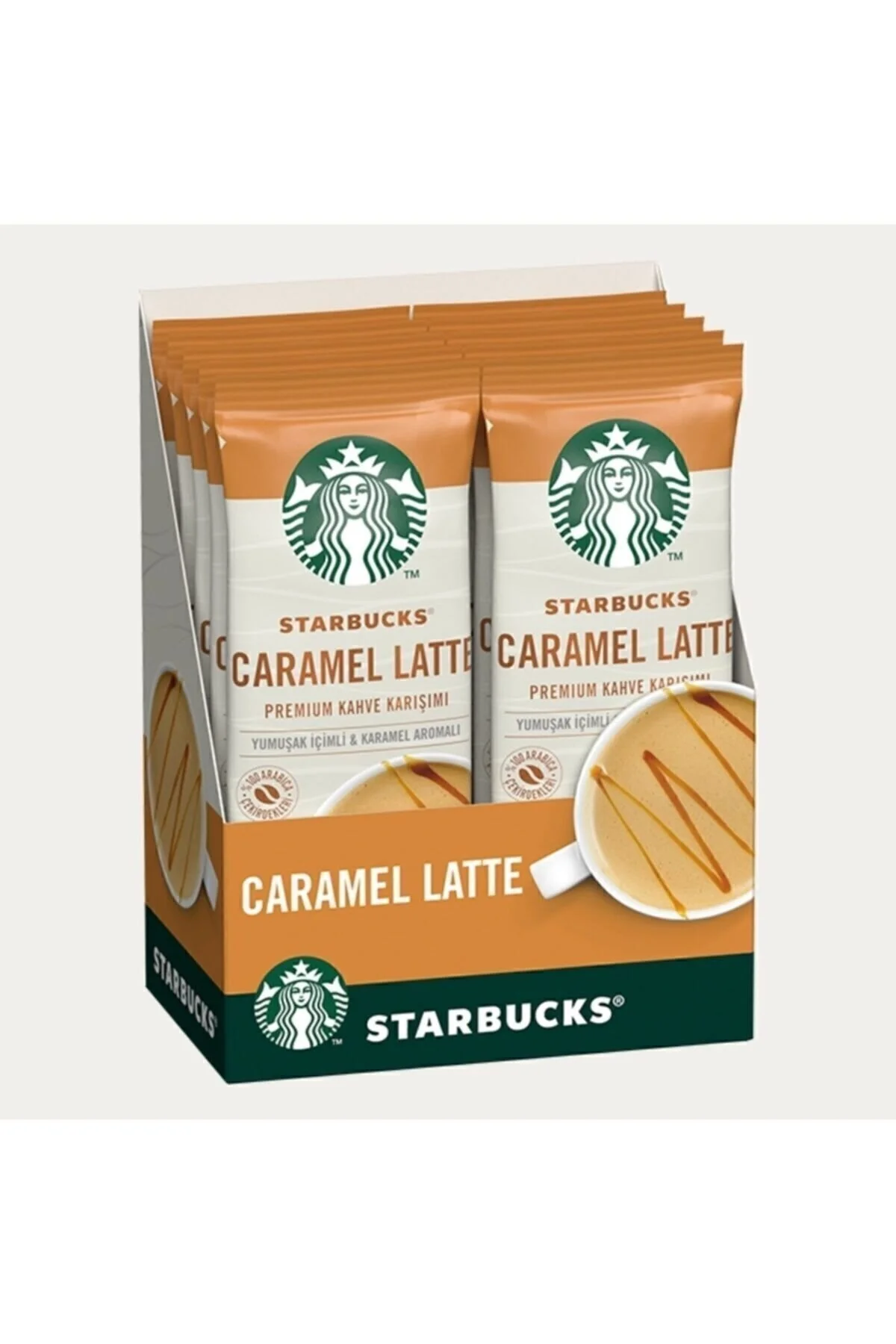 قهوه فوری میکس کارامل لاته نسخه محدود 10 عدد استارباکس Starbucks
