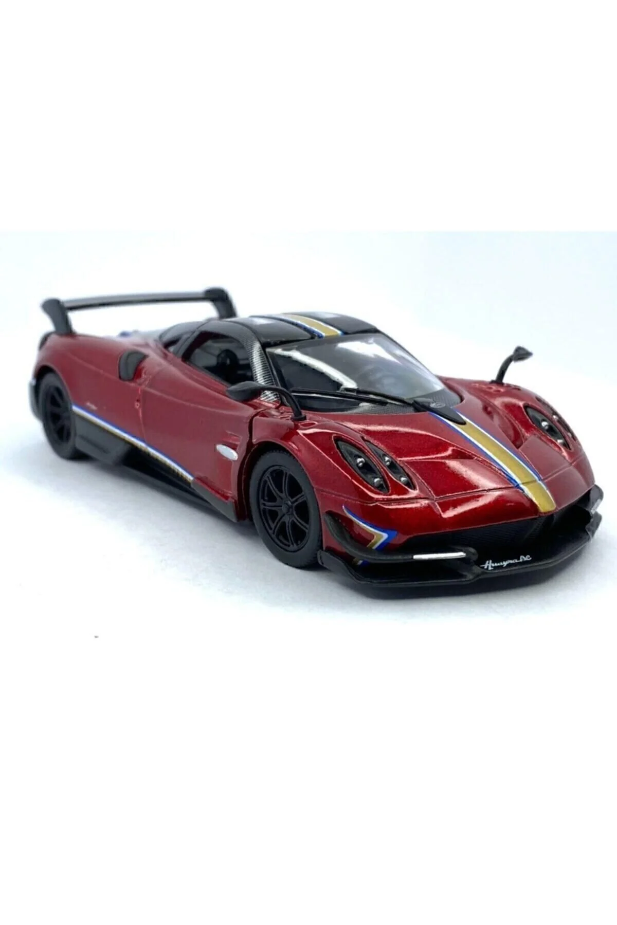 ماشین اسباب بازی 2016 PAGANI HUAYRA BC PULL DROP 5INCH. مدل دارای مجوز 1:38 Kinsmart