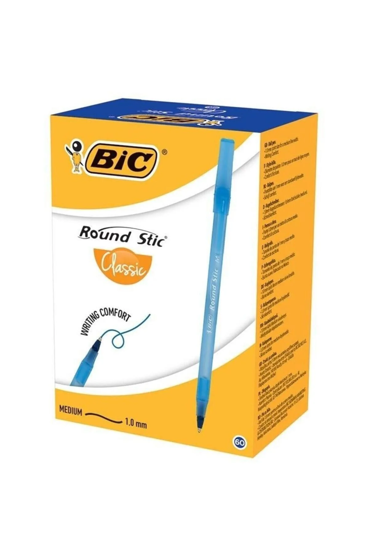 خودکار آبی قلم بالن نقطه ای 1.00 میلی متر بیک Bic