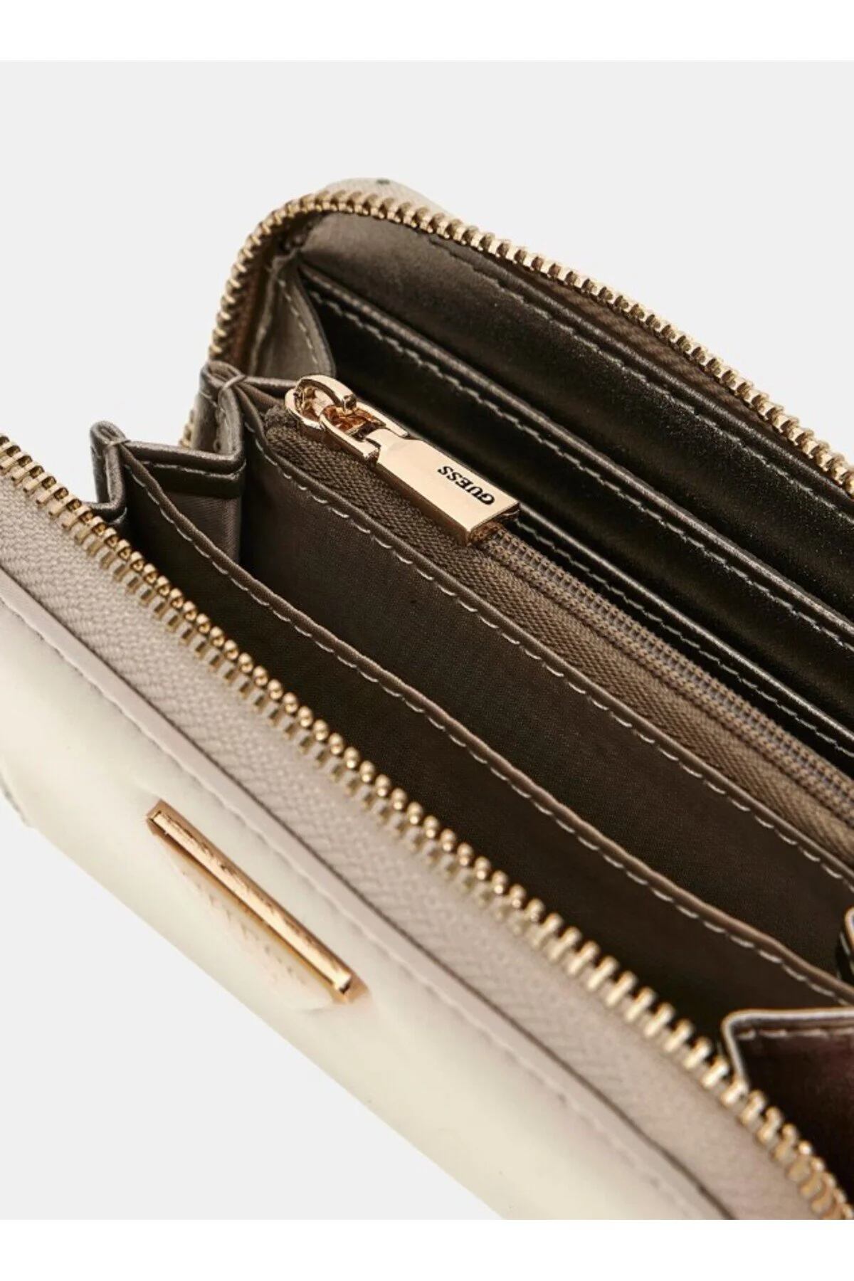 کیف دستی آبی زنانه ECO SLG MED ZI اورجینال گس Guess