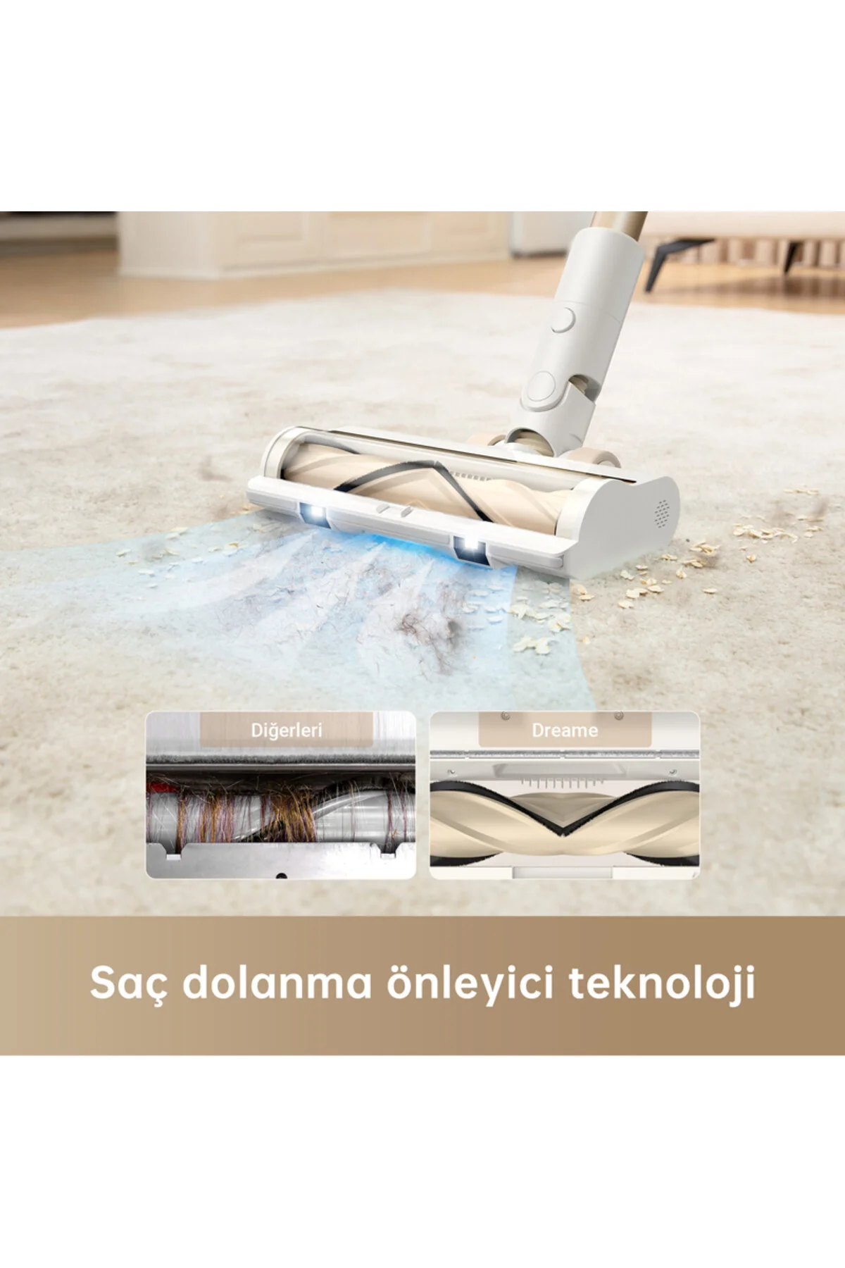 جاروبرقی ایستاده آبی R10 عمودی اورجینال Dreame