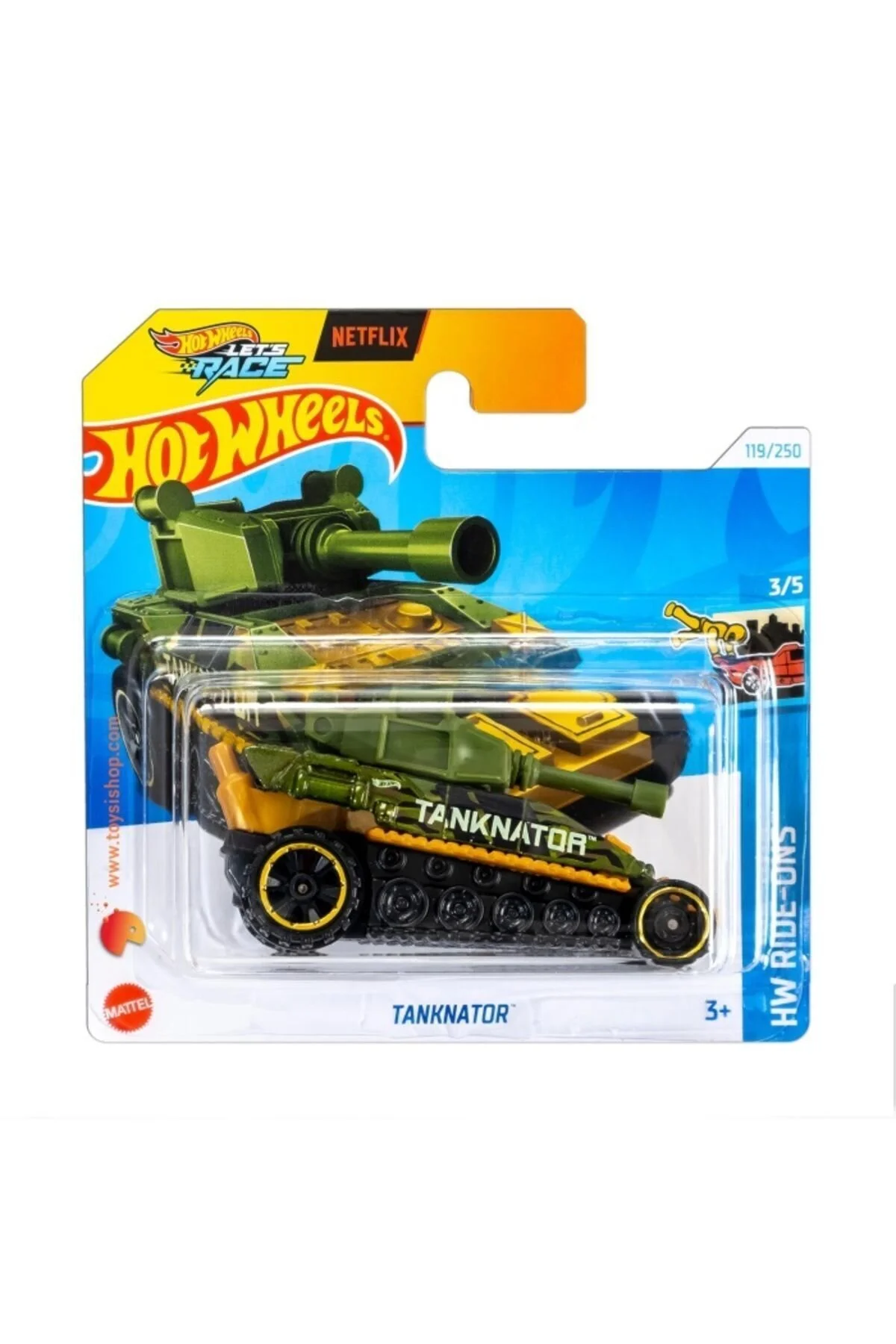 مدل خودرو HTC39 TANKNATOR 2024 هات ویلز اورجینال HOT WHEELS