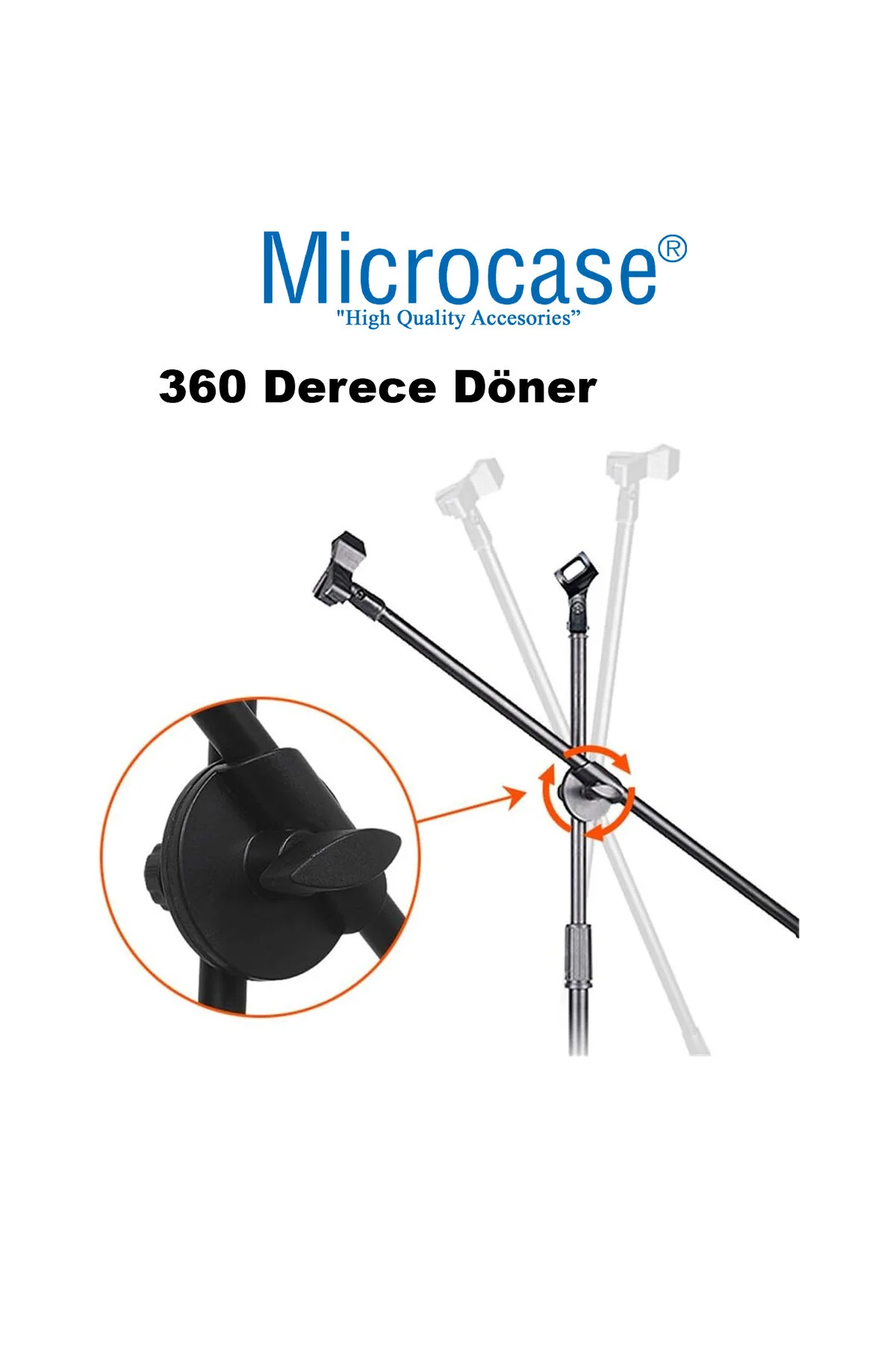 استند نت و ساز 4IN1 طبقه 360 DONER PROFESSIONAL MICROPHONE AL4534 Microcase