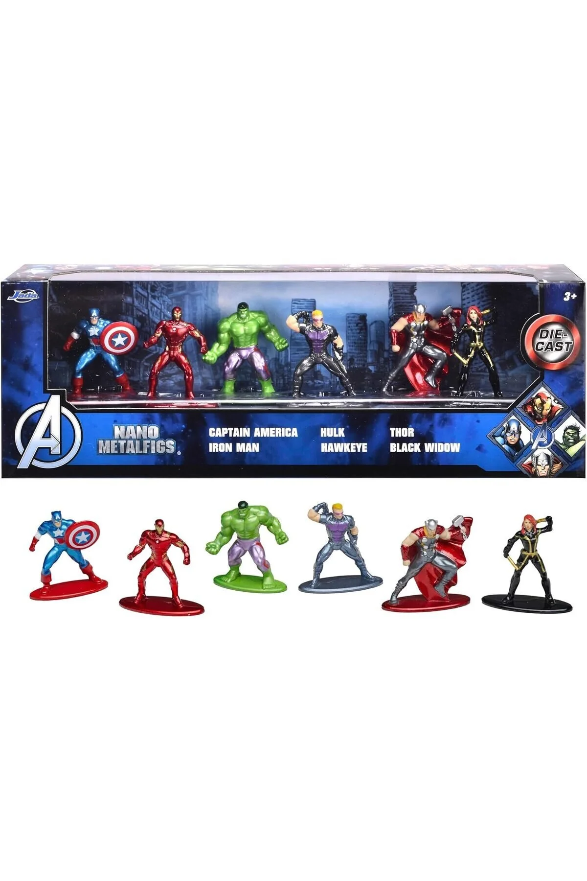مجموعه ۶ عددی فیگور دیوراما Marvel Avengers Jada