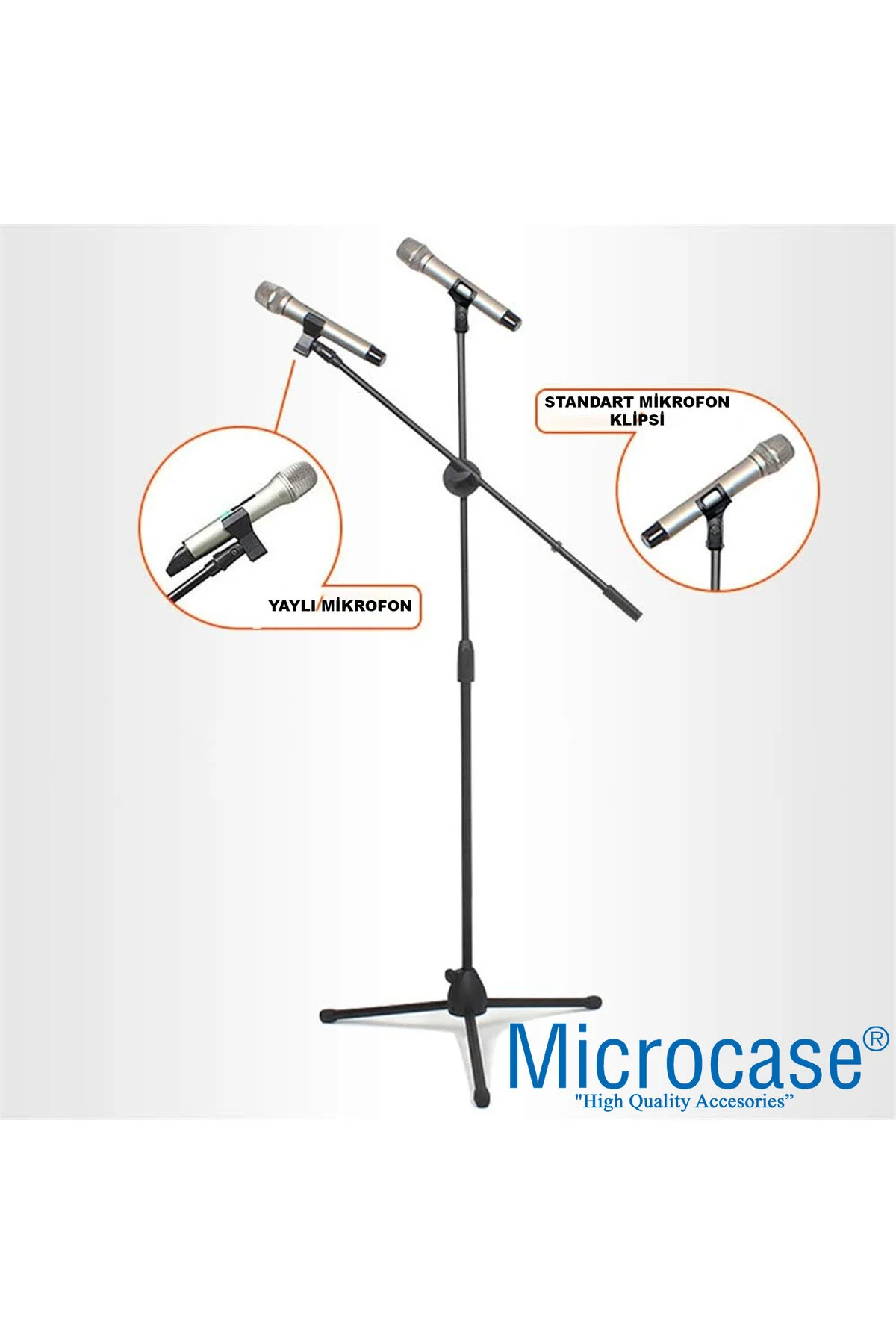 استند نت و ساز 4IN1 طبقه 360 DONER PROFESSIONAL MICROPHONE AL4534 Microcase