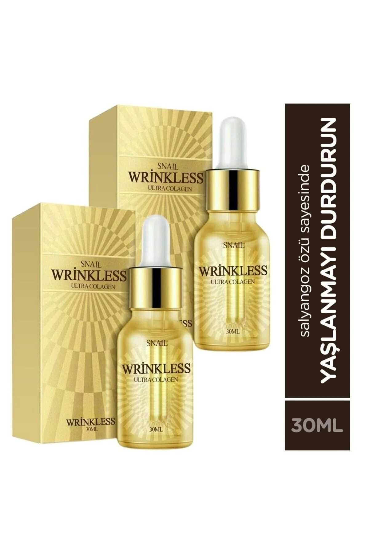 سرم پوست صورت اولترا کلاژن با عصاره حلزون Wrınkless Snail Cream