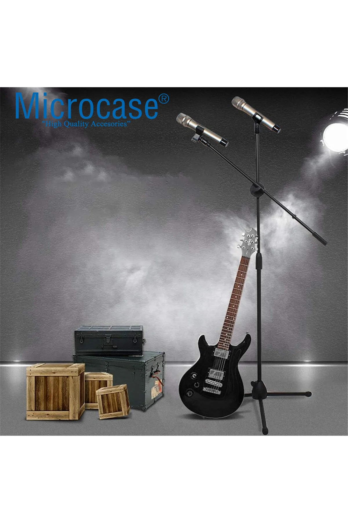 استند نت و ساز 4IN1 طبقه 360 DONER PROFESSIONAL MICROPHONE AL4534 Microcase