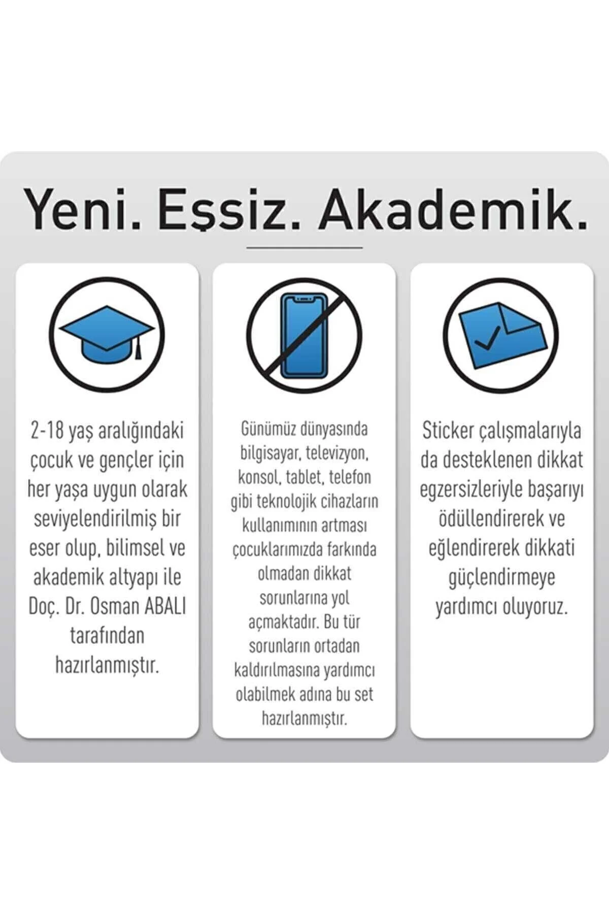 آمادگی آزمون مجموعه تقویت توجه با عصب جدید از طریق سیستم 9 سال عثمان Adeda Yayınları
