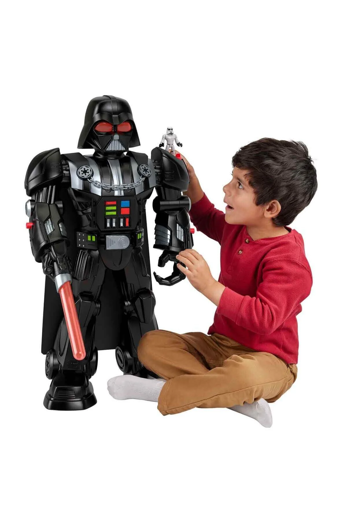 اسباب بازی های فیگور شخصیت FISHER PRICE IMAGINEXT STAR WARS DARTH VADER ROBOT HXG51 ایمجینکس Imaginext