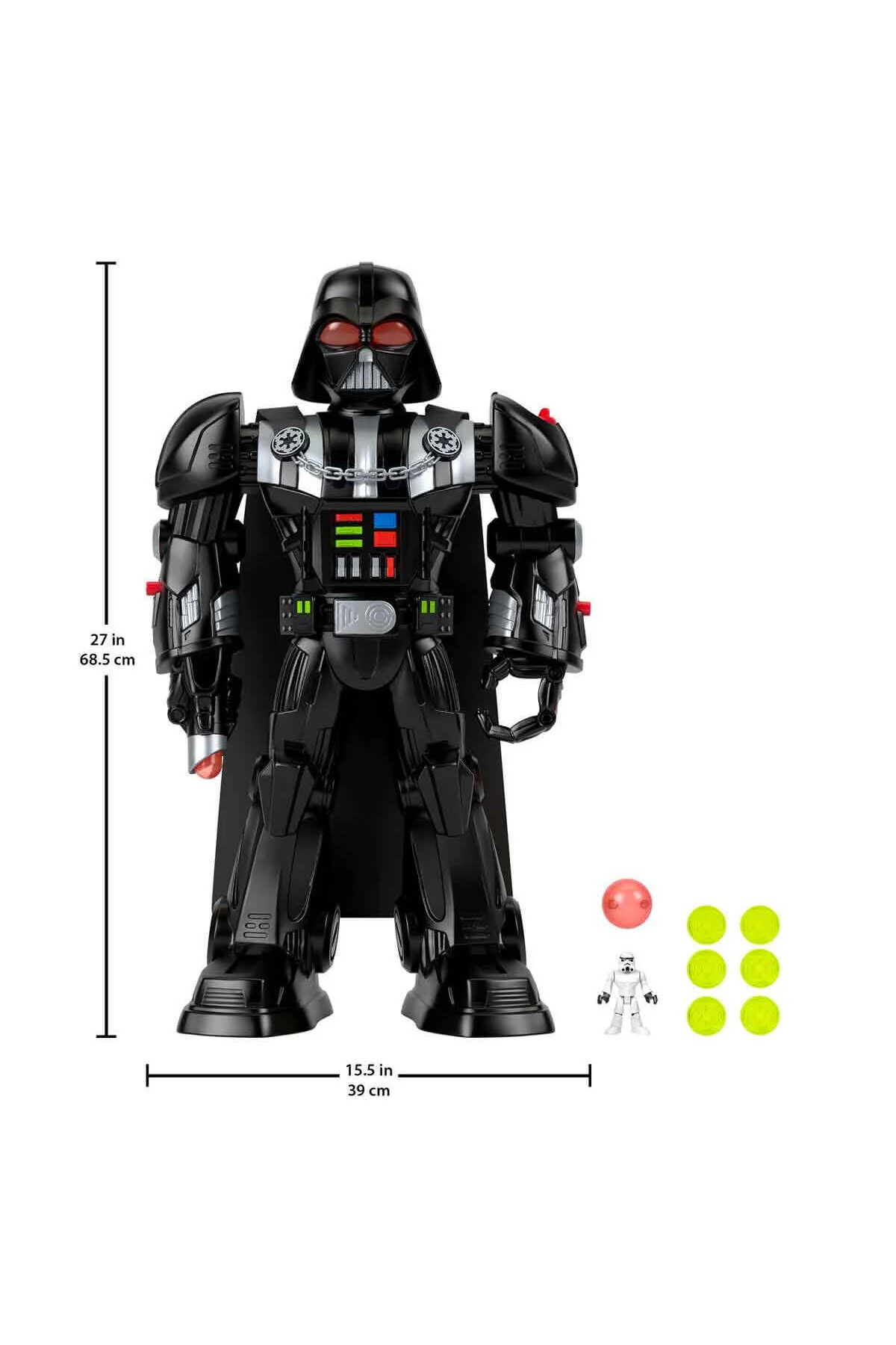 اسباب بازی های فیگور شخصیت FISHER PRICE IMAGINEXT STAR WARS DARTH VADER ROBOT HXG51 ایمجینکس Imaginext
