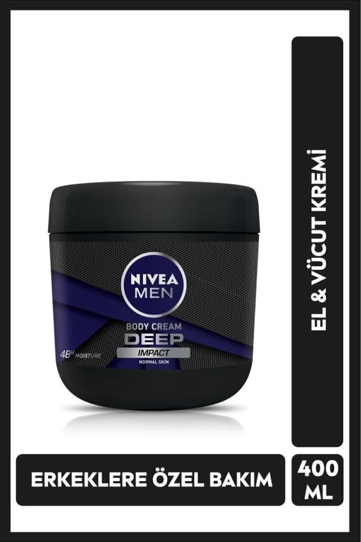 NIVEA کرم مرطوب کننده بدن و دست مردانه عمیق تأثیر 400 میلی لیتر