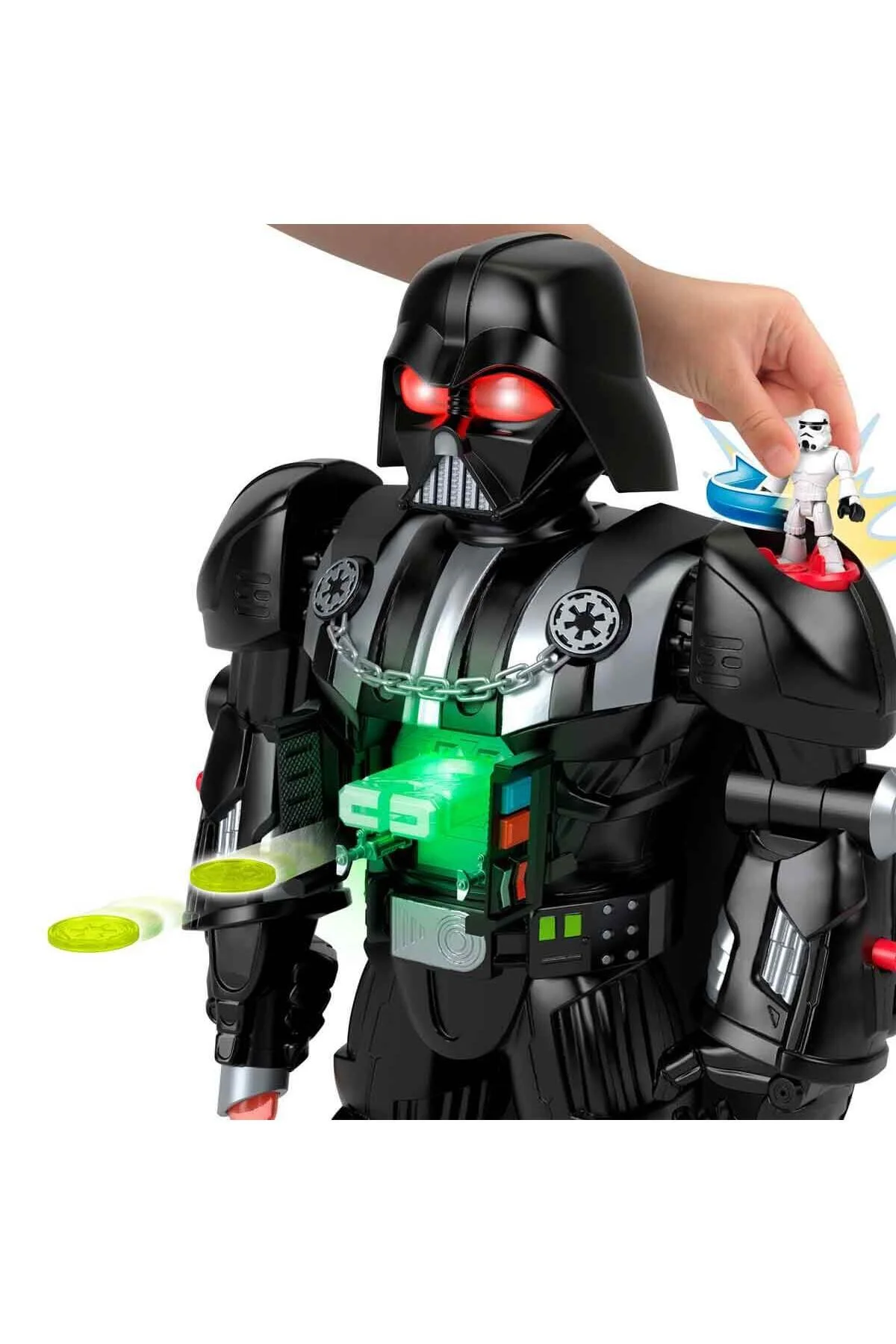 اسباب بازی های فیگور شخصیت FISHER PRICE IMAGINEXT STAR WARS DARTH VADER ROBOT HXG51 ایمجینکس Imaginext