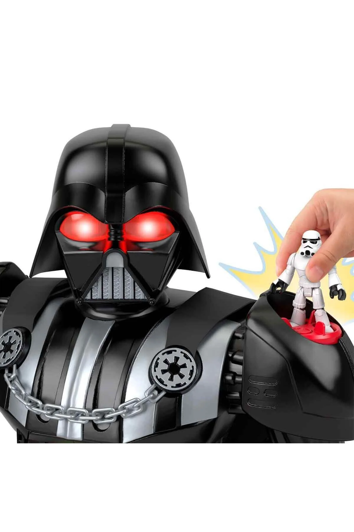 اسباب بازی های فیگور شخصیت FISHER PRICE IMAGINEXT STAR WARS DARTH VADER ROBOT HXG51 ایمجینکس Imaginext