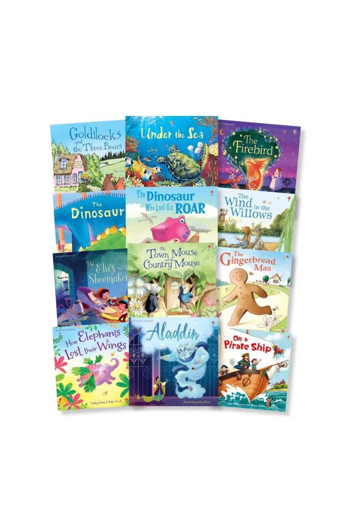 کتاب های کودک به زبان خارجی عکس مجموعه 12 اورجینال Usborne