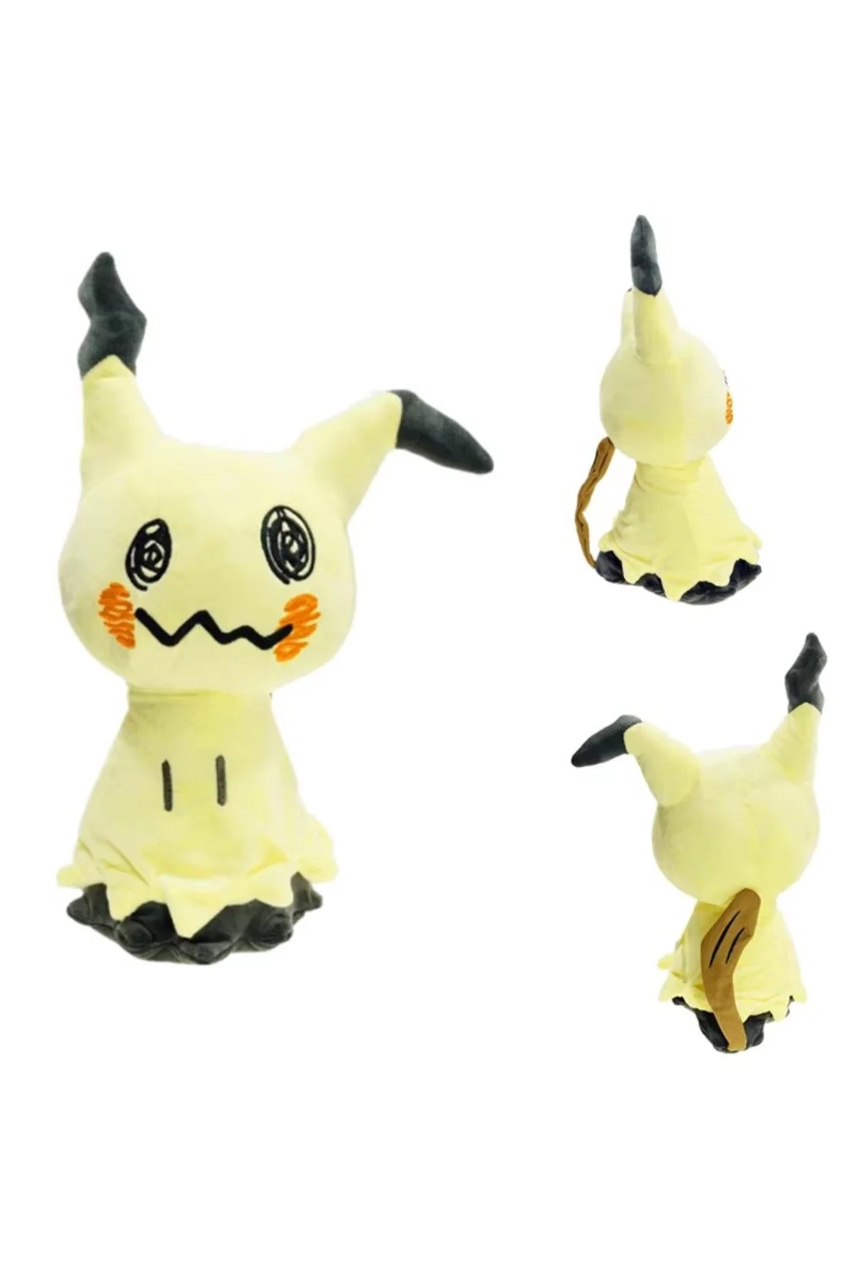 اسباب بازی های پشمی سری مخصوص مخمل خواب دار پوکمون MIMIKYU 35 سانتی متری با برچسب دوخته شده NB market